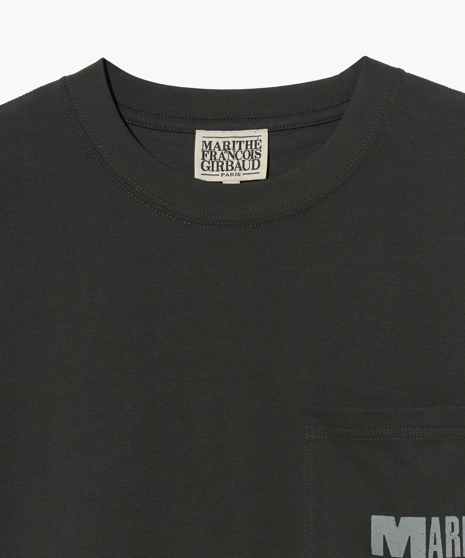 Marithe & Francois Girbaud - Pocket Logo Tee (Charcoal) product image 9 | TRAB K-Fashion Australia