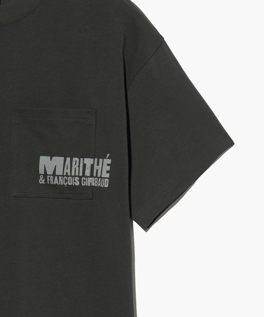 Marithe & Francois Girbaud - Pocket Logo Tee (Charcoal) product image 10 | TRAB K-Fashion Australia