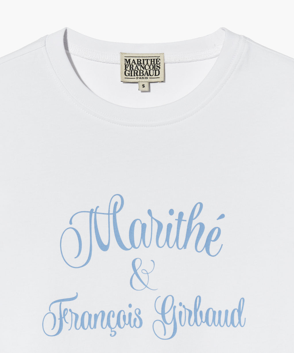 Marithe & Francois Girbaud - Cursive Logo Tee (White) product image 8 | TRAB K-Fashion Australia