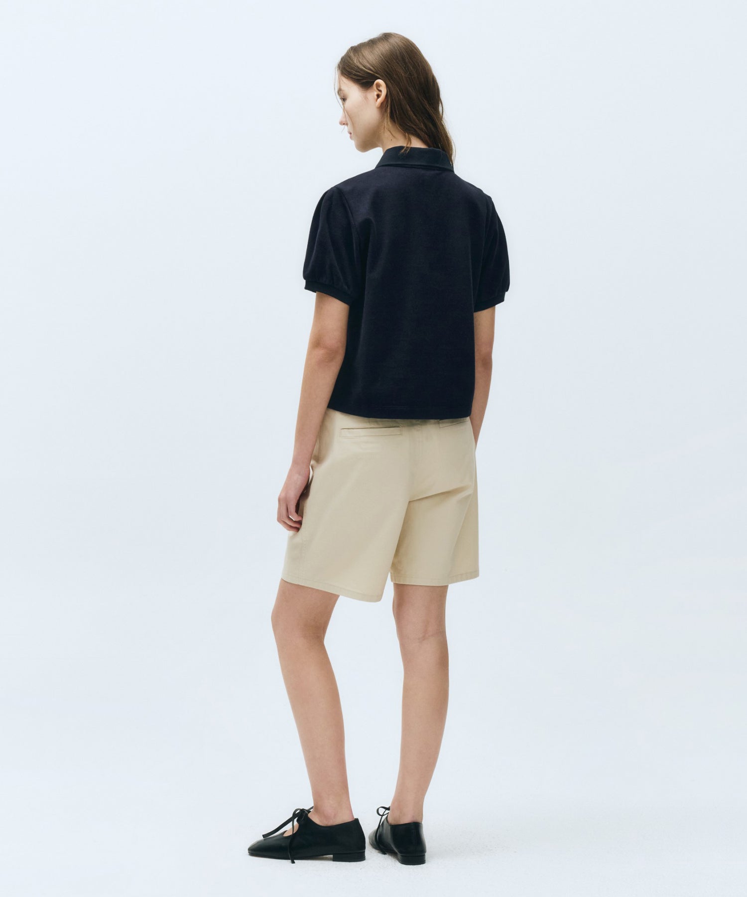 Marithe & Francois Girbaud - Pique Puff Sleeve Tee (Navy) product image 5 | TRAB K-Fashion Australia