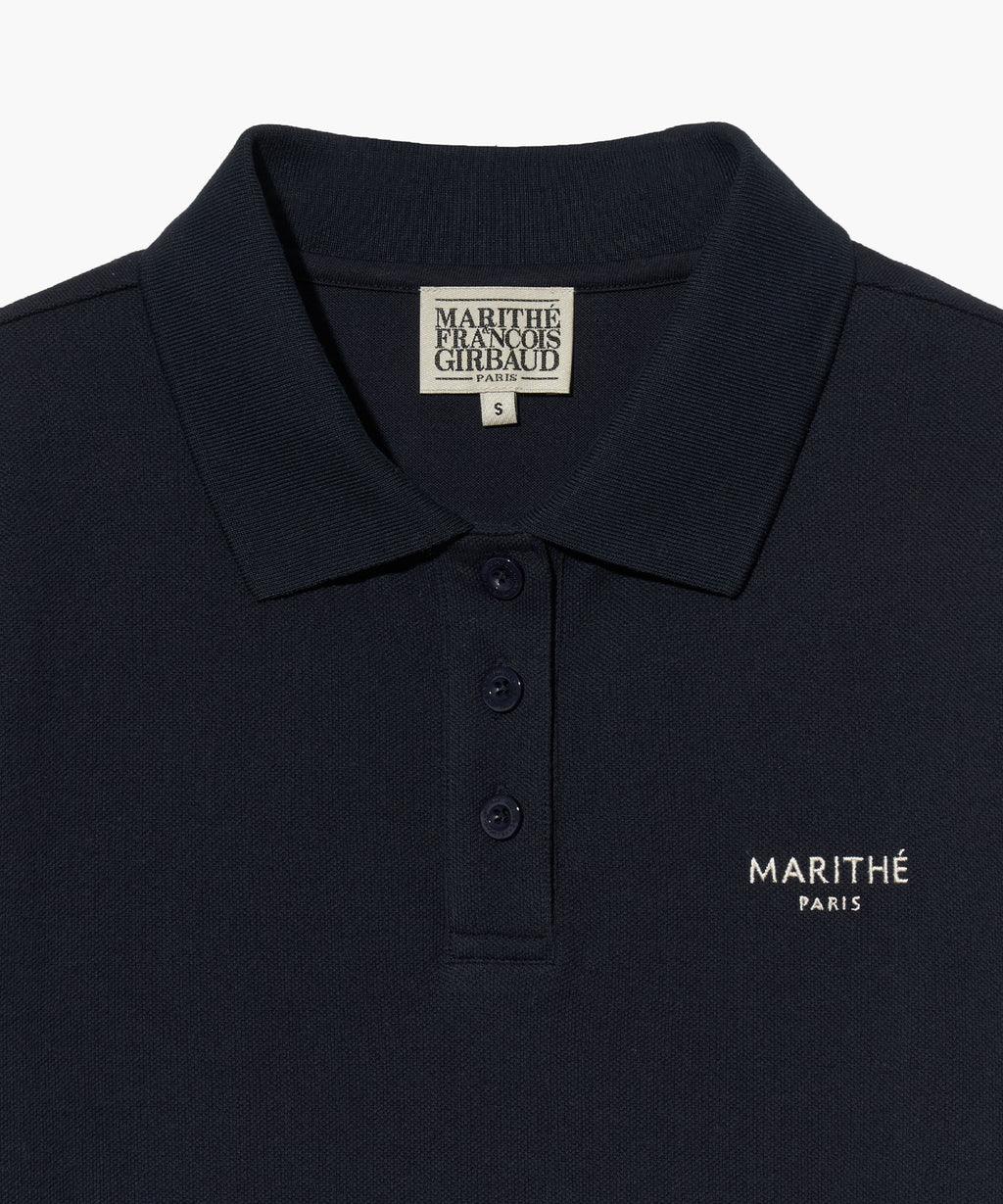 Marithe & Francois Girbaud - Pique Puff Sleeve Tee (Navy) product image 8 | TRAB K-Fashion Australia