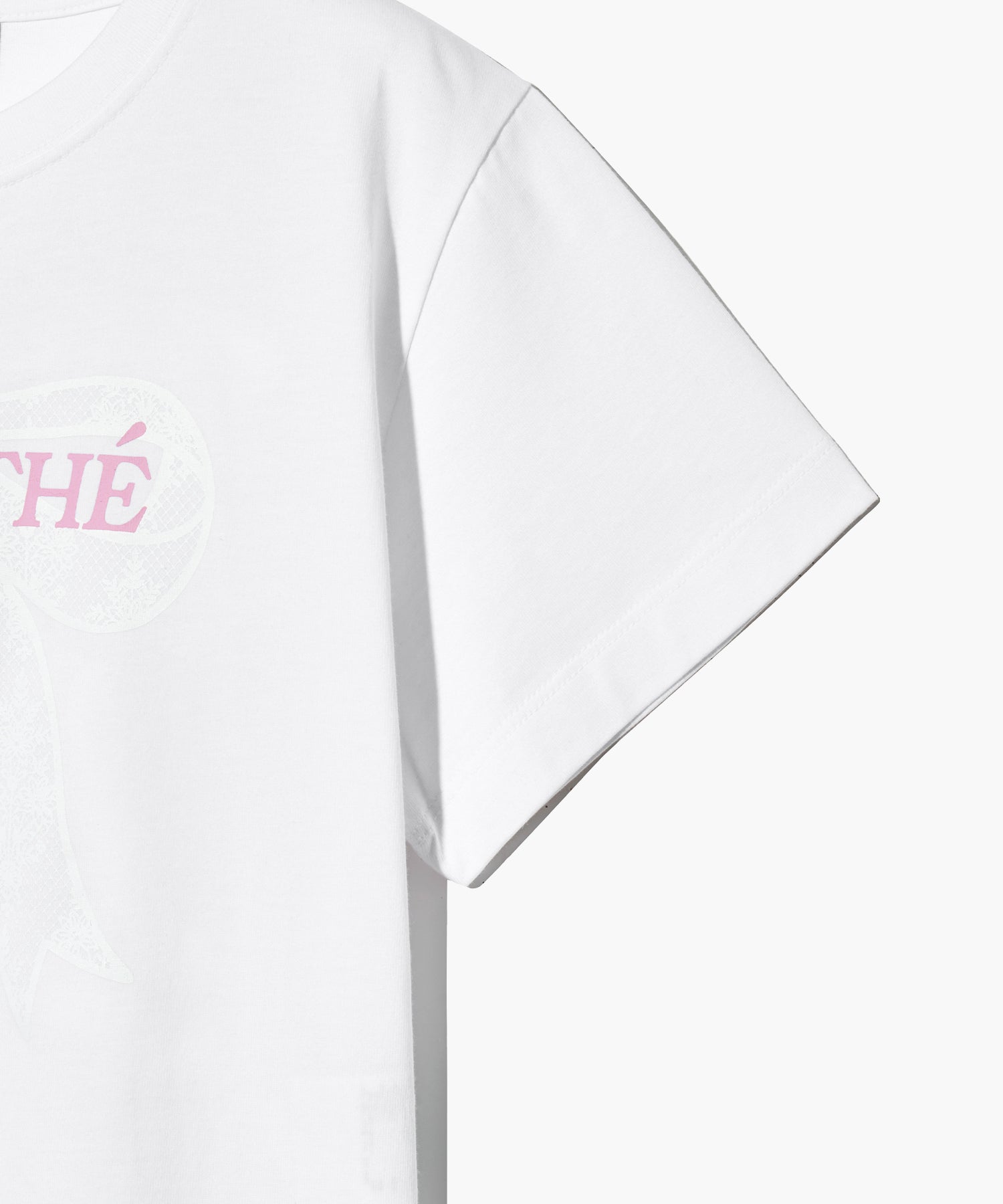 Marithe & Francois Girbaud - Ribbon Graphic Crop Tee (White) product image 4 | TRAB K-Fashion Australia