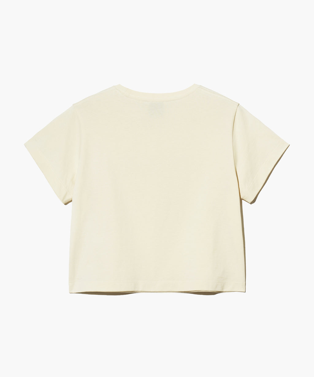 Marithe & Francois Girbaud - Ribbon Graphic Crop Tee (Ivory) product image 7 | TRAB K-Fashion Australia
