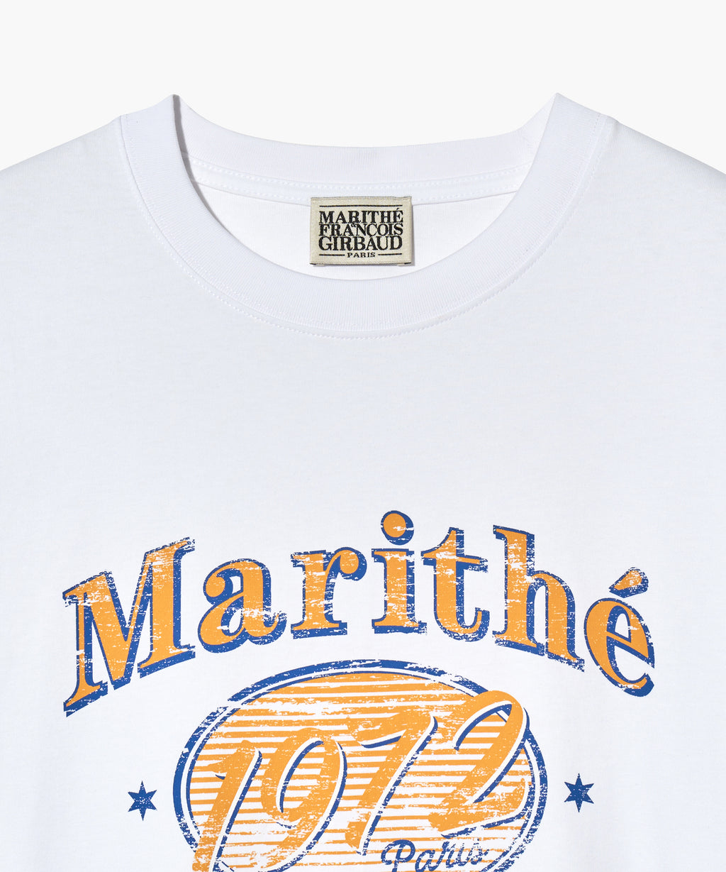 Marithe & Francois Girbaud - Oversized Ellipse Graphic Tee (White) product image 9 | TRAB K-Fashion Australia