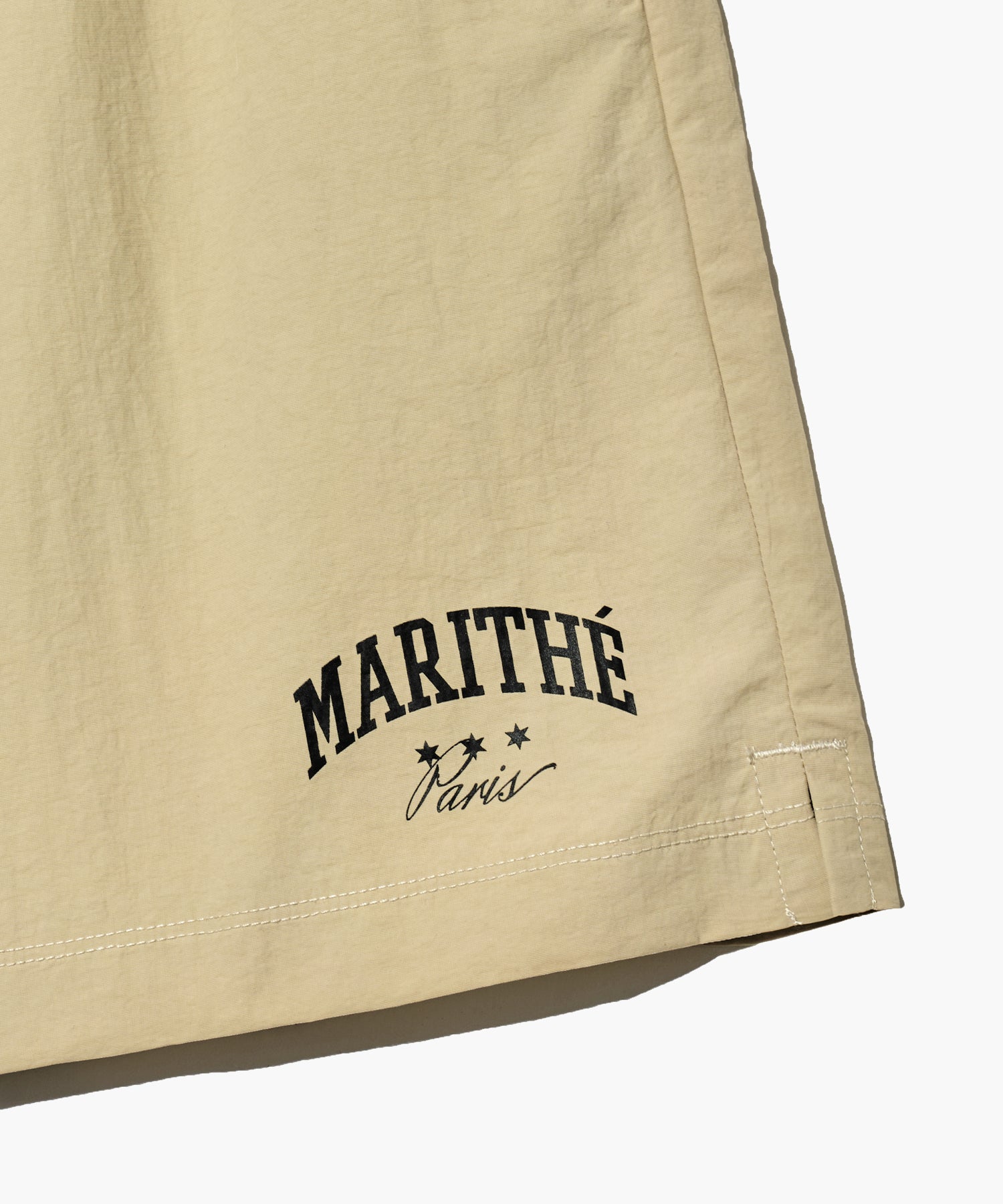 Marithe & Francois Girbaud - Varsity Graphic Tee+nylon Shorts Set-up (Black) product image 14 | TRAB K-Fashion Australia