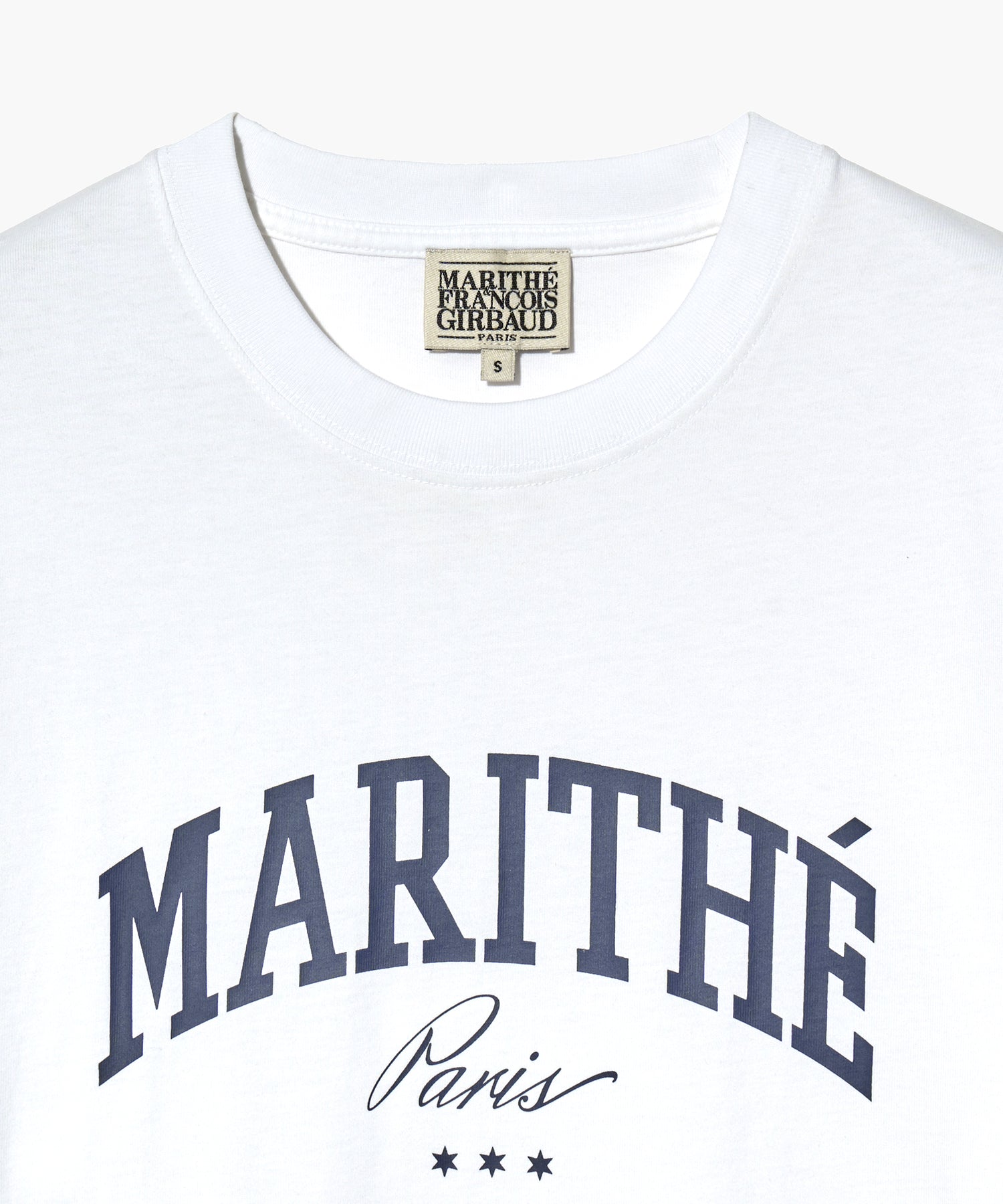 Marithe & Francois Girbaud - Varsity Graphic Tee+nylon Shorts Set-up (White) product image 8 | TRAB K-Fashion Australia