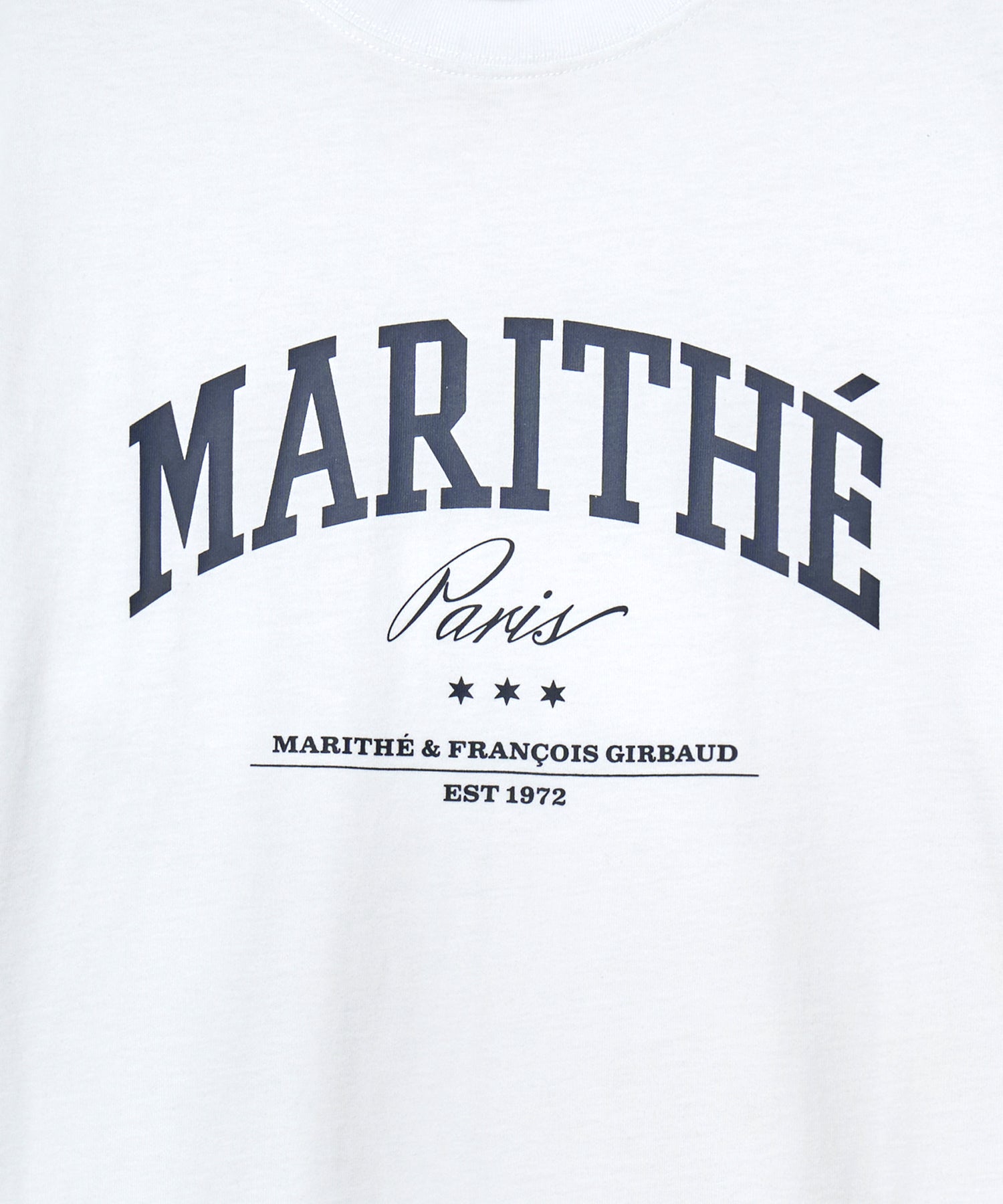 Marithe & Francois Girbaud - Varsity Graphic Tee+nylon Shorts Set-up (White) product image 11 | TRAB K-Fashion Australia