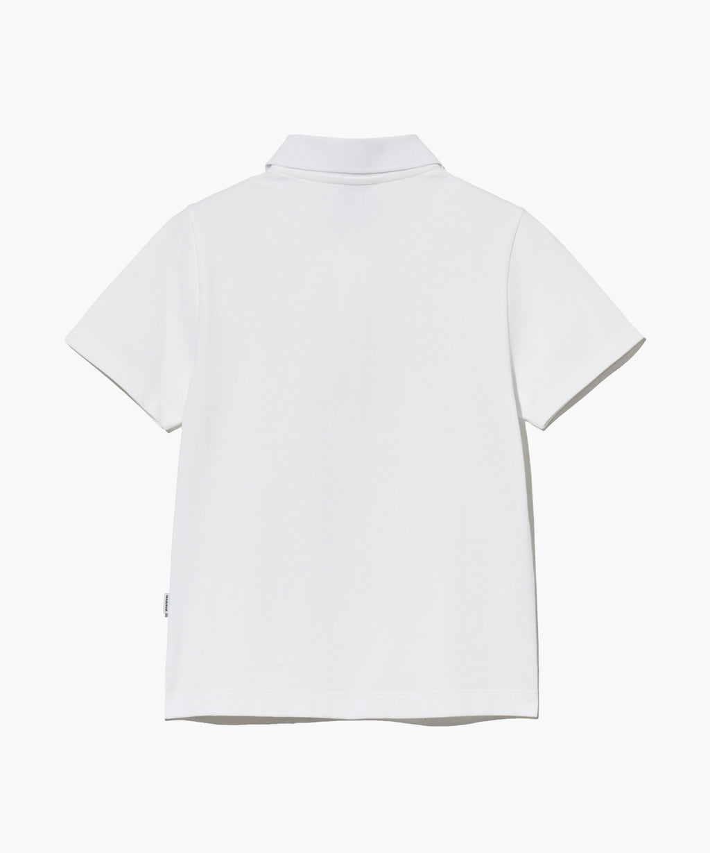 Marithe & Francois Girbaud - Heart Wappen Collar Pk Tee (White) product image 7 | TRAB K-Fashion Australia