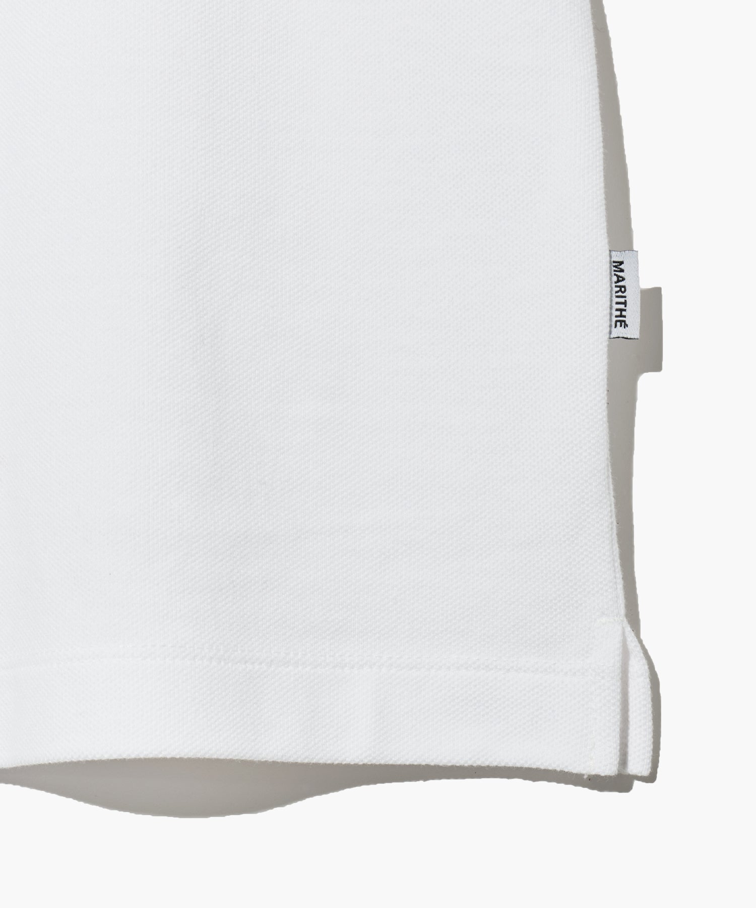 Marithe & Francois Girbaud - Heart Wappen Collar Pk Tee (White) product image 10 | TRAB K-Fashion Australia