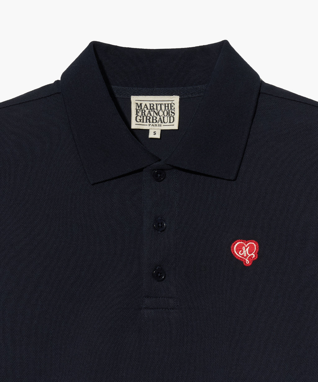 Marithe & Francois Girbaud - Heart Wappen Collar Pk Tee (Navy) product image 10 | TRAB K-Fashion Australia