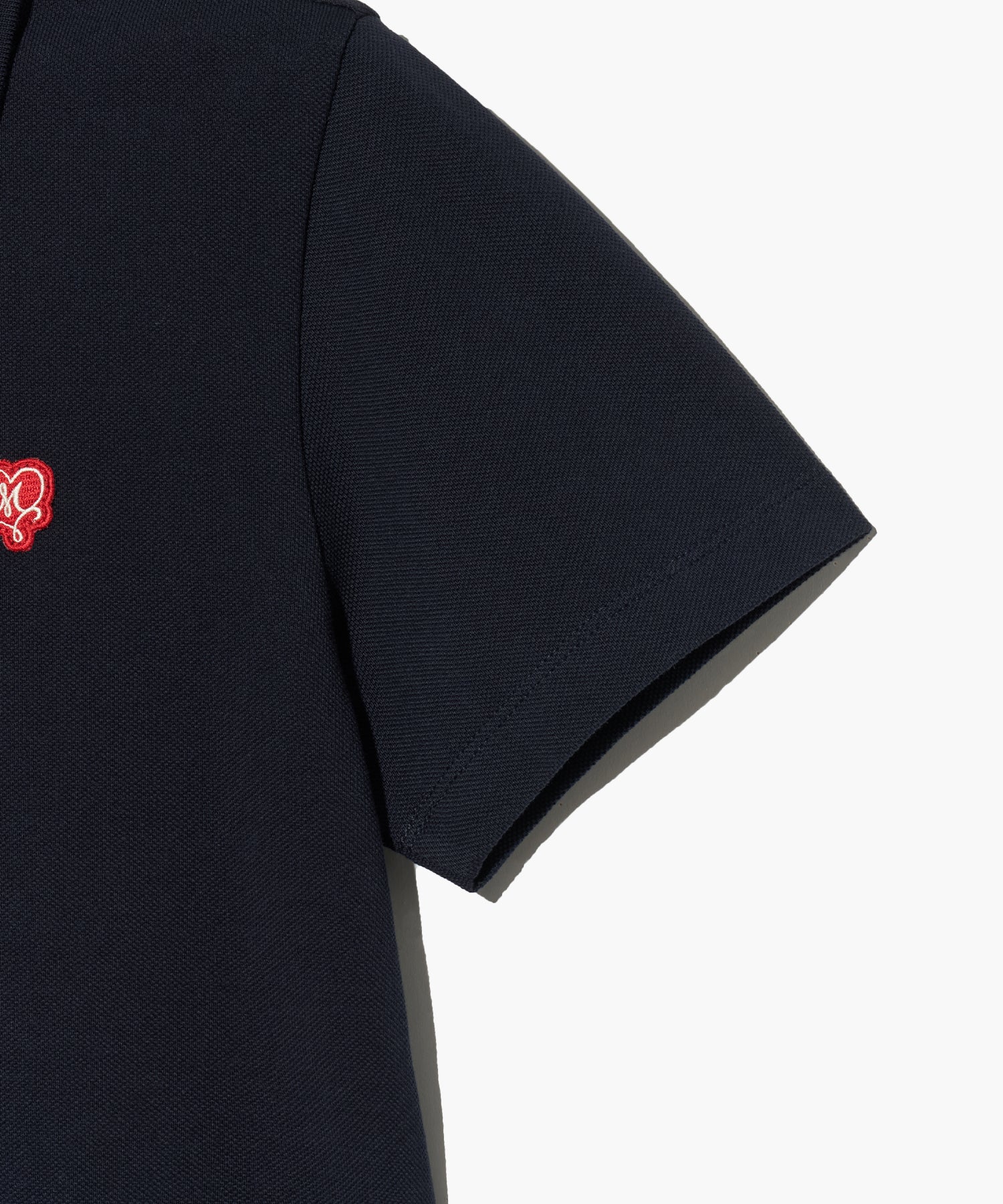 Marithe & Francois Girbaud - Heart Wappen Collar Pk Tee (Navy) product image 11 | TRAB K-Fashion Australia