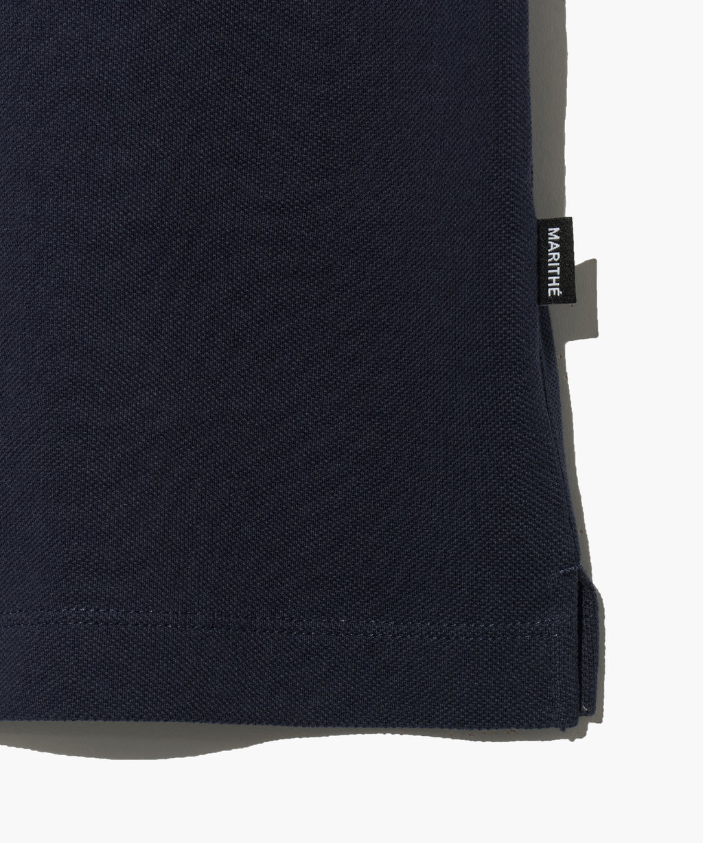 Marithe & Francois Girbaud - Heart Wappen Collar Pk Tee (Navy) product image 12 | TRAB K-Fashion Australia