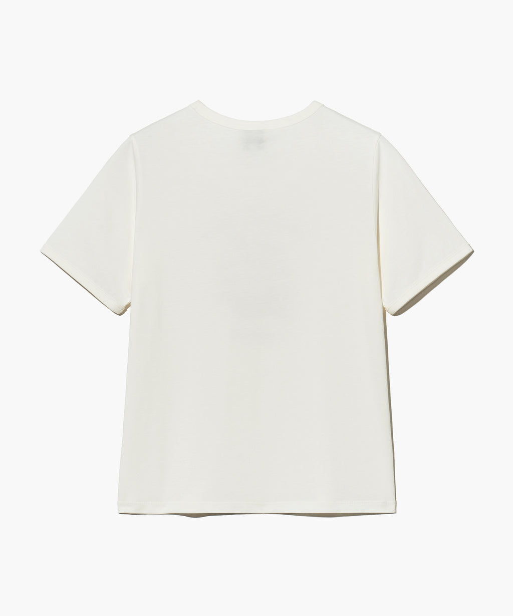 Marithe & Francois Girbaud - La Ville Rose Tee (Ivory) product image 8 | TRAB K-Fashion Australia