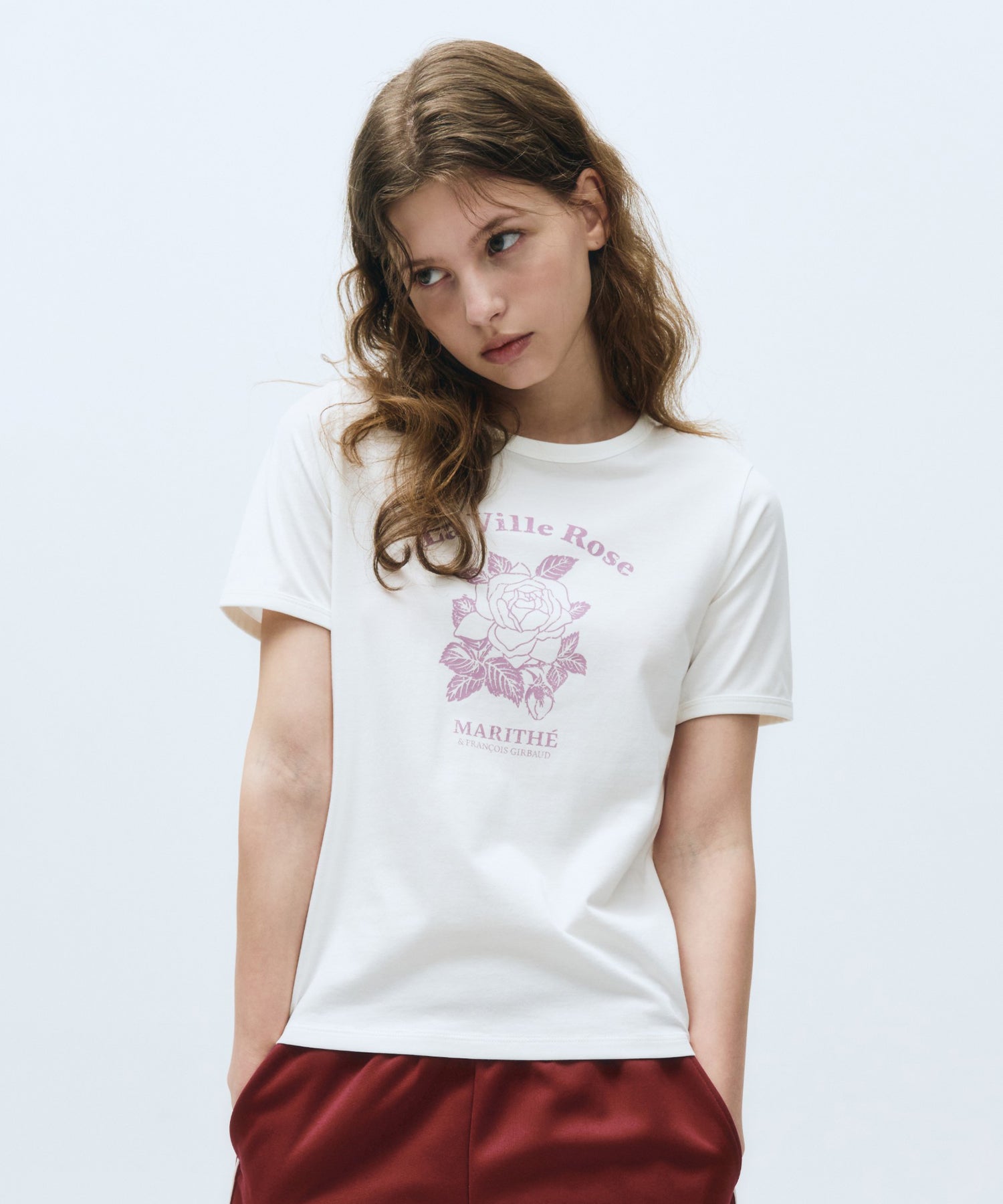 Marithe & Francois Girbaud - La Ville Rose Tee (Ivory) product image 2 | TRAB K-Fashion Australia