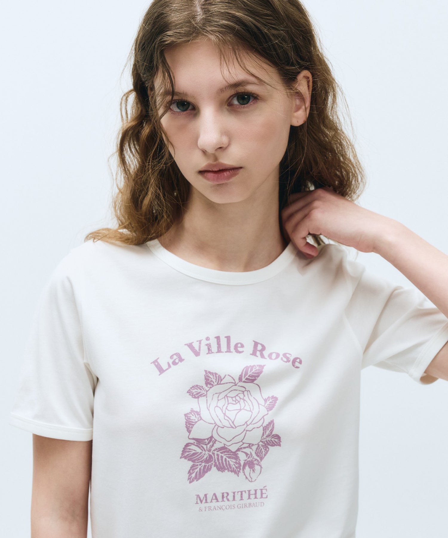 Marithe & Francois Girbaud - La Ville Rose Tee (Ivory) product image 3 | TRAB K-Fashion Australia