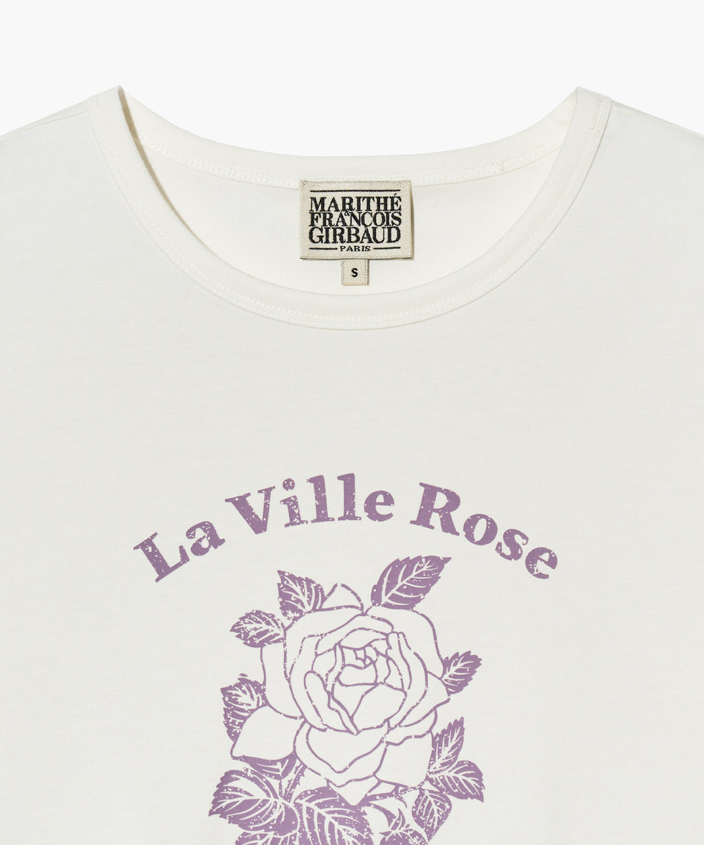 Marithe & Francois Girbaud - La Ville Rose Tee (Ivory) product image 9 | TRAB K-Fashion Australia