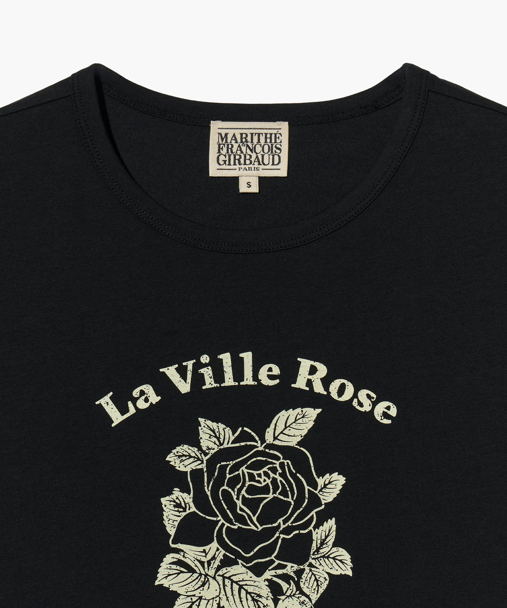 Marithe & Francois Girbaud - La Ville Rose Tee (Black) product image 8 | TRAB K-Fashion Australia