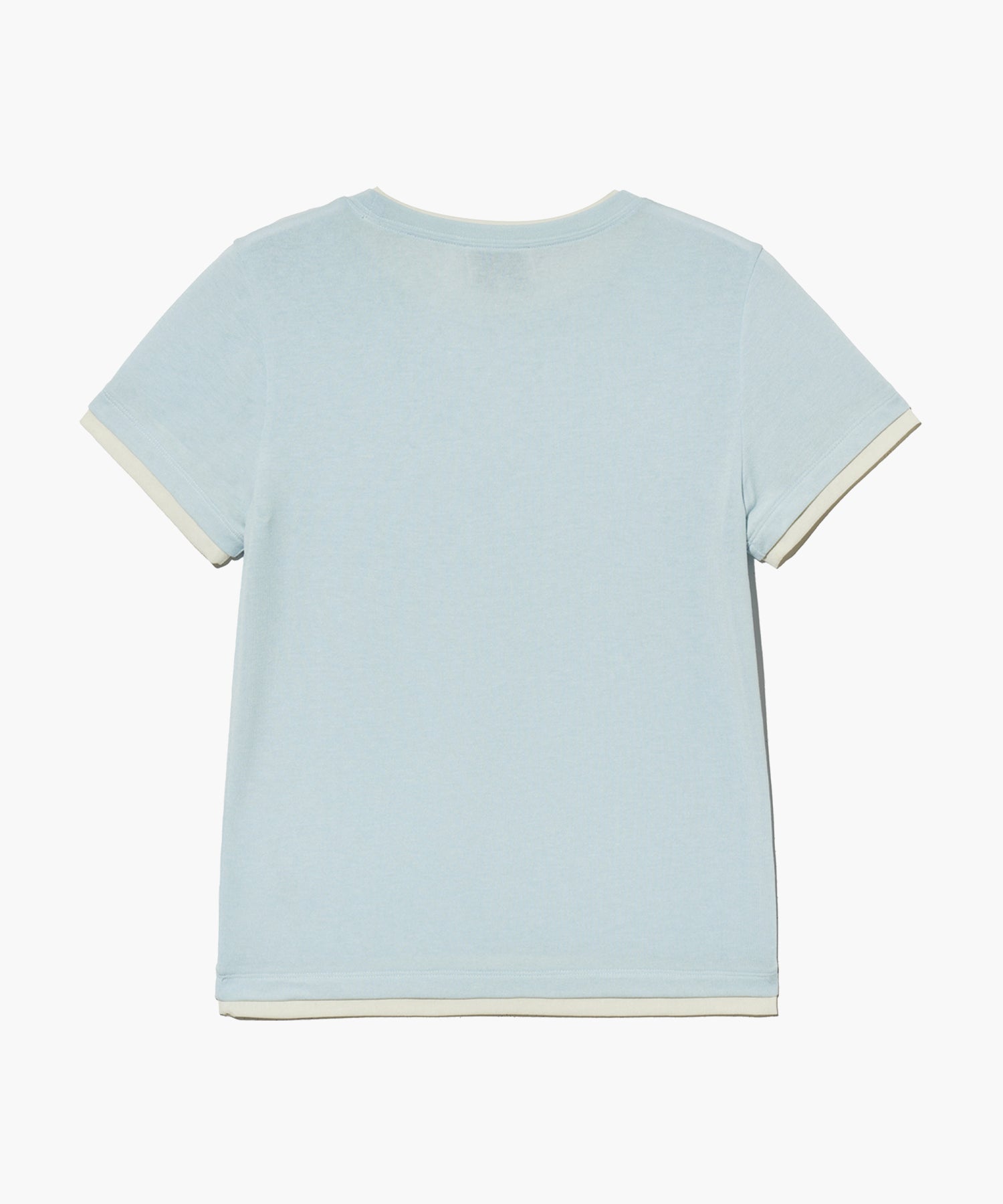 Marithe & Francois Girbaud - Layered Half Sleeve Tee (Ice Blue) product image 10 | TRAB K-Fashion Australia