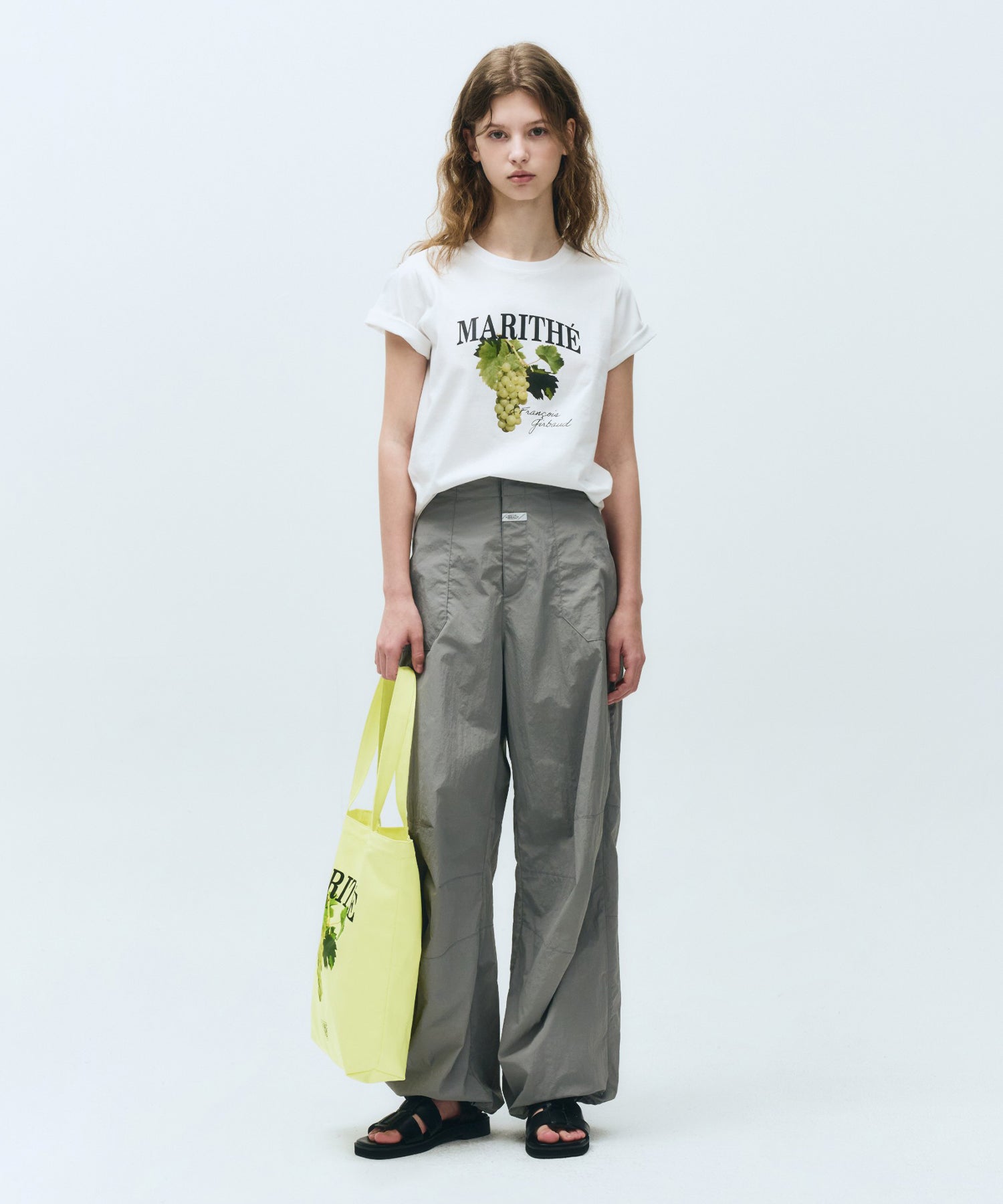 Marithe & Francois Girbaud - Grape Graphic Tee (White) product image 4 | TRAB K-Fashion Australia