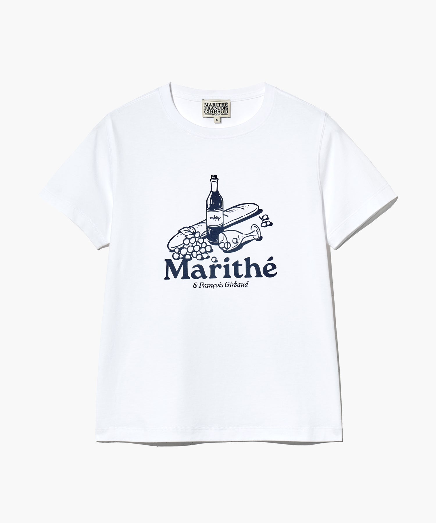 Marithe & Francois Girbaud - Wine Graphic Tee (White) product image 6 | TRAB K-Fashion Australia