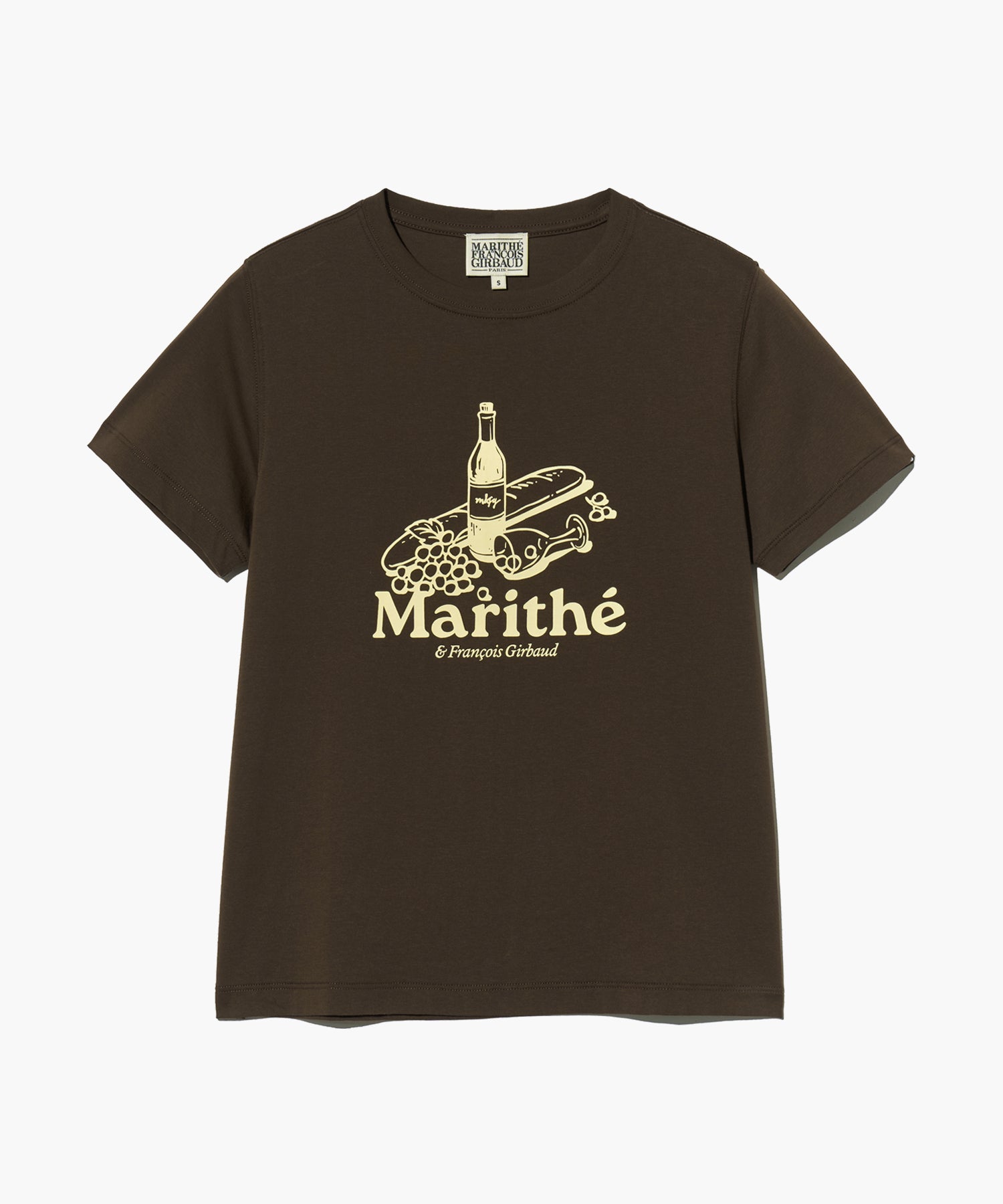 Marithe & Francois Girbaud - Wine Graphic Tee (Brown) product image 5 | TRAB K-Fashion Australia