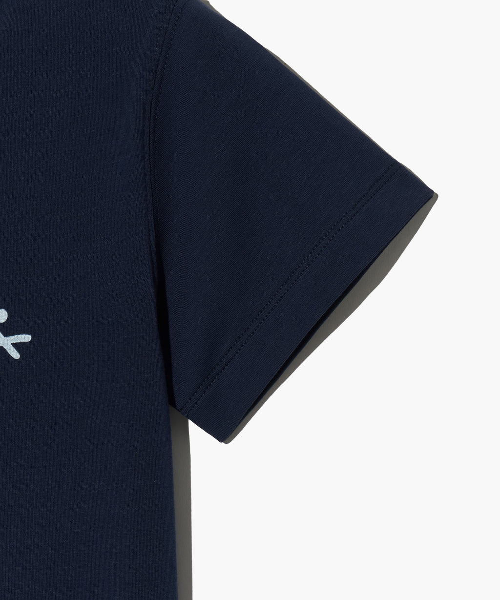 Marithe & Francois Girbaud - Slim Fit Bread Graphic Crop Tee (Navy) product image 10 | TRAB K-Fashion Australia