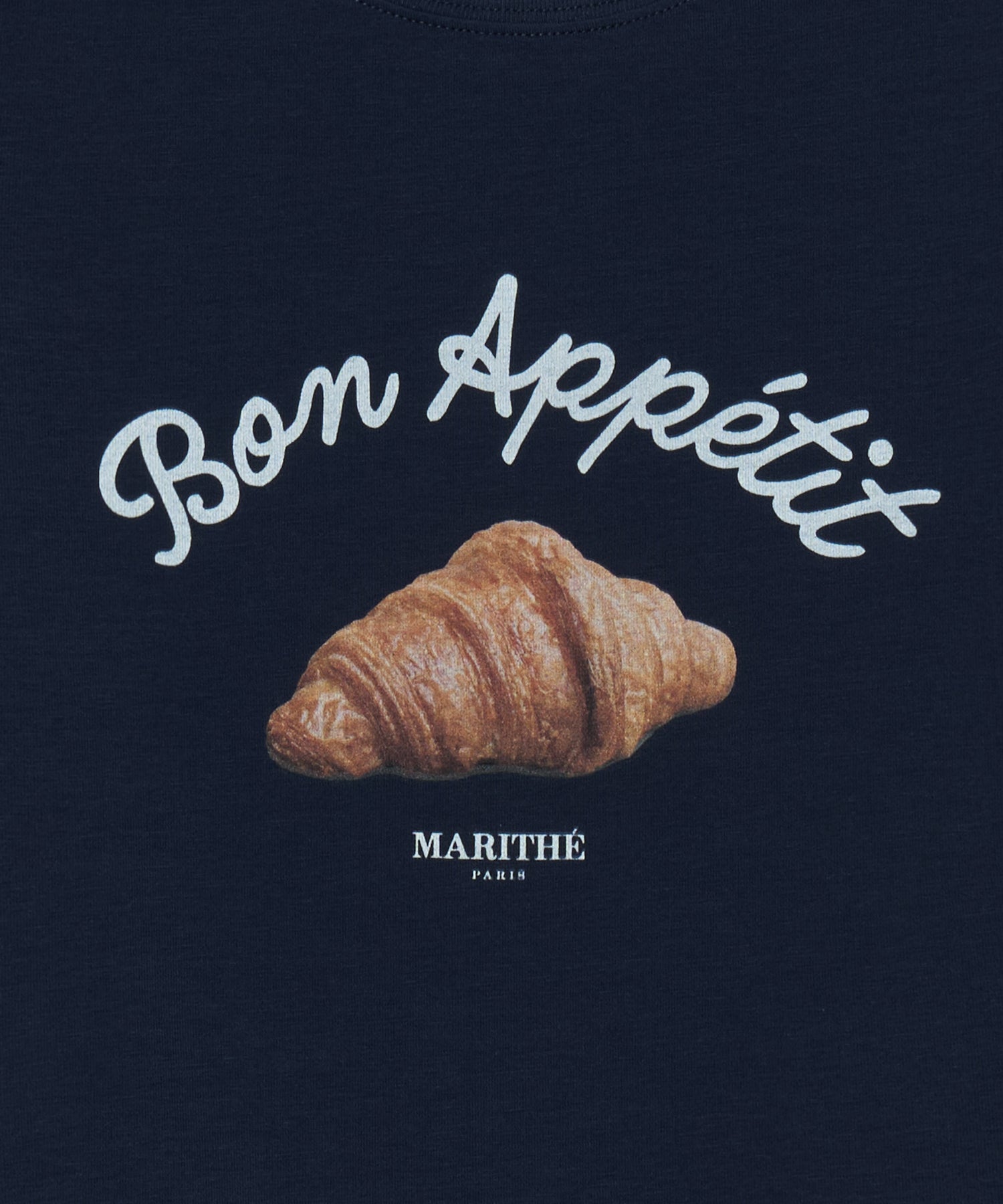 Marithe & Francois Girbaud - Slim Fit Bread Graphic Crop Tee (Navy) product image 12 | TRAB K-Fashion Australia