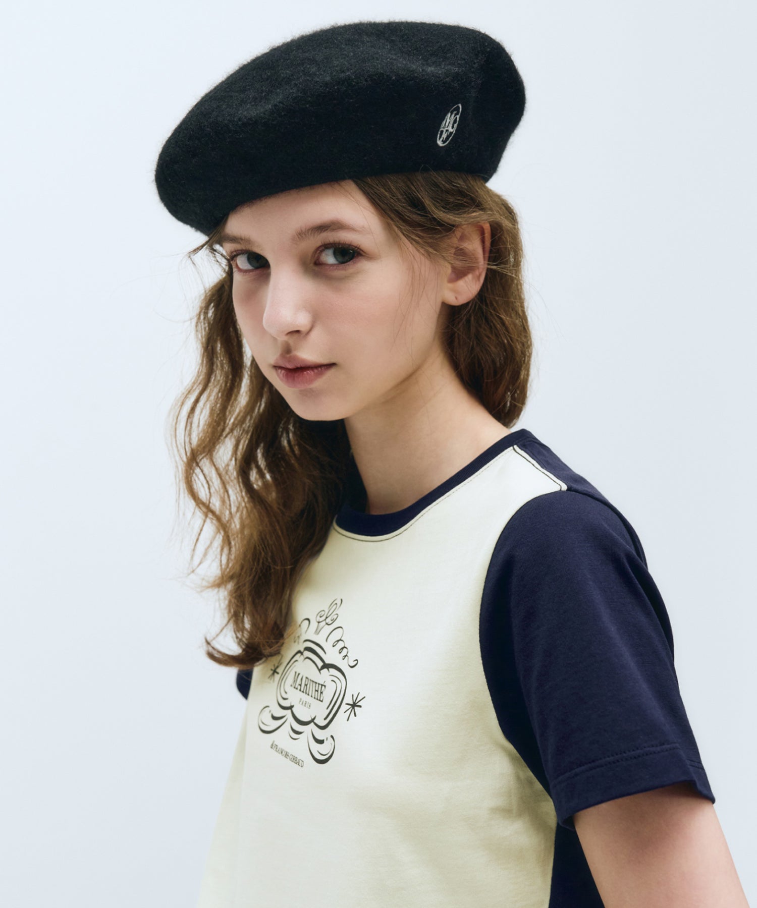 Marithe & Francois Girbaud - Contrast Graphic Tee (Navy) product image 3 | TRAB K-Fashion Australia