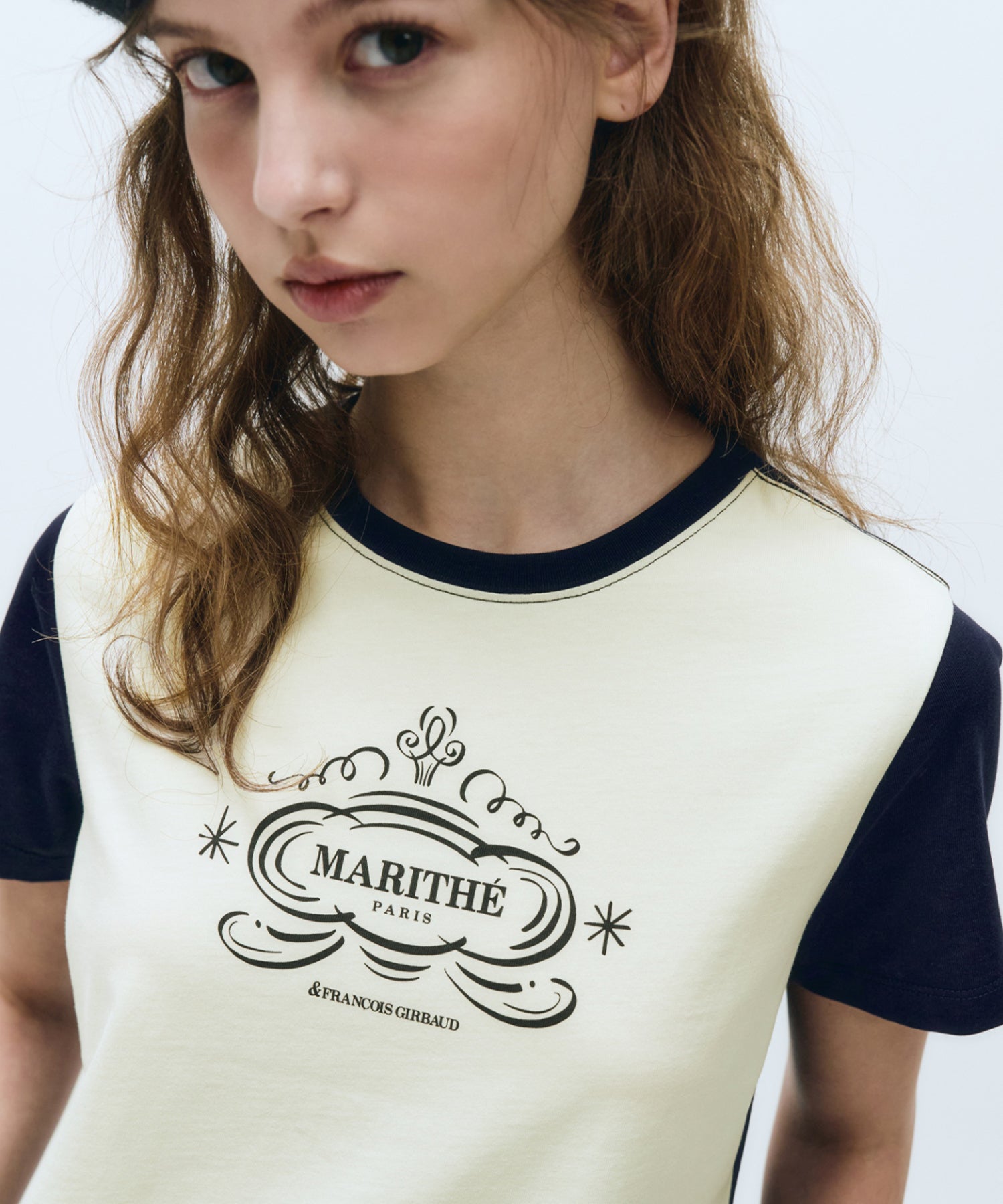 Marithe & Francois Girbaud - Contrast Graphic Tee (Navy) product image 4 | TRAB K-Fashion Australia