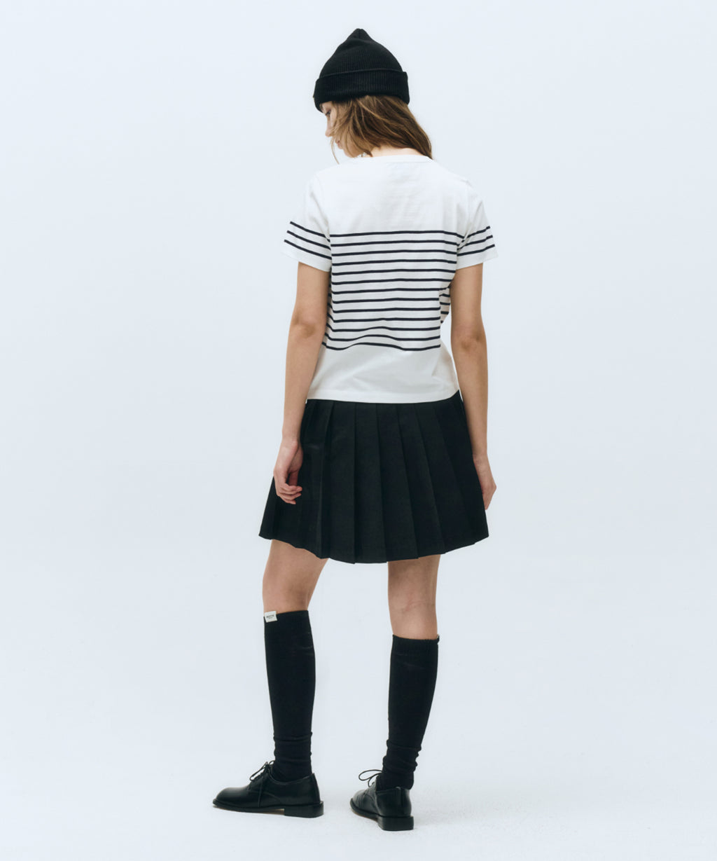 Marithe & Francois Girbaud - Stripe Tee (White) product image 6 | TRAB K-Fashion Australia