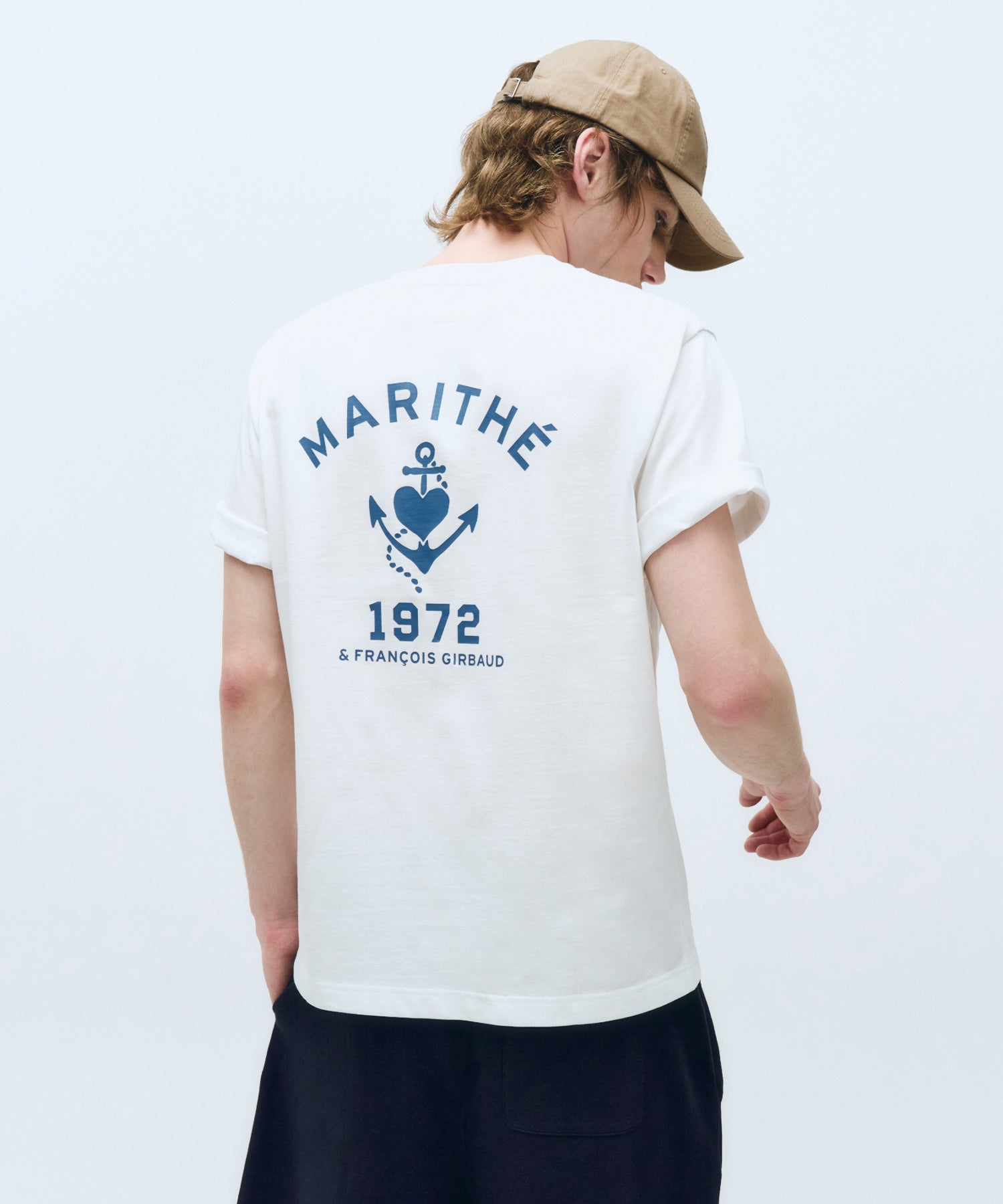 Marithe & Francois Girbaud - Aerocool Anchor Graphic Tee (White) product image 2 | TRAB K-Fashion Australia