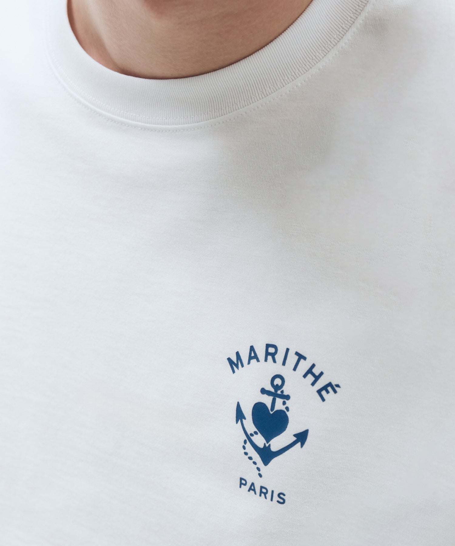 Marithe & Francois Girbaud - Aerocool Anchor Graphic Tee (White) product image 3 | TRAB K-Fashion Australia