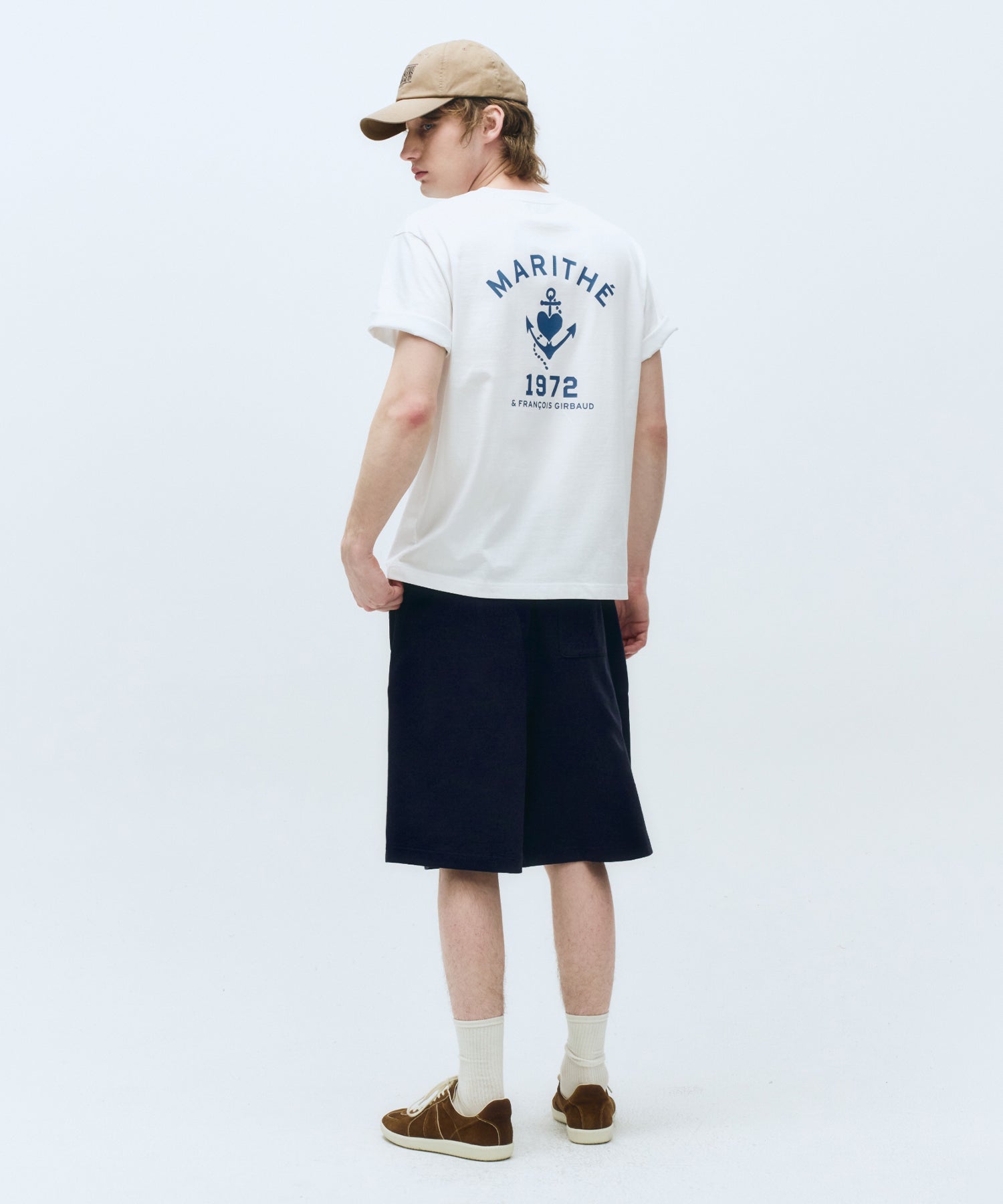 Marithe & Francois Girbaud - Aerocool Anchor Graphic Tee (White) product image 5 | TRAB K-Fashion Australia