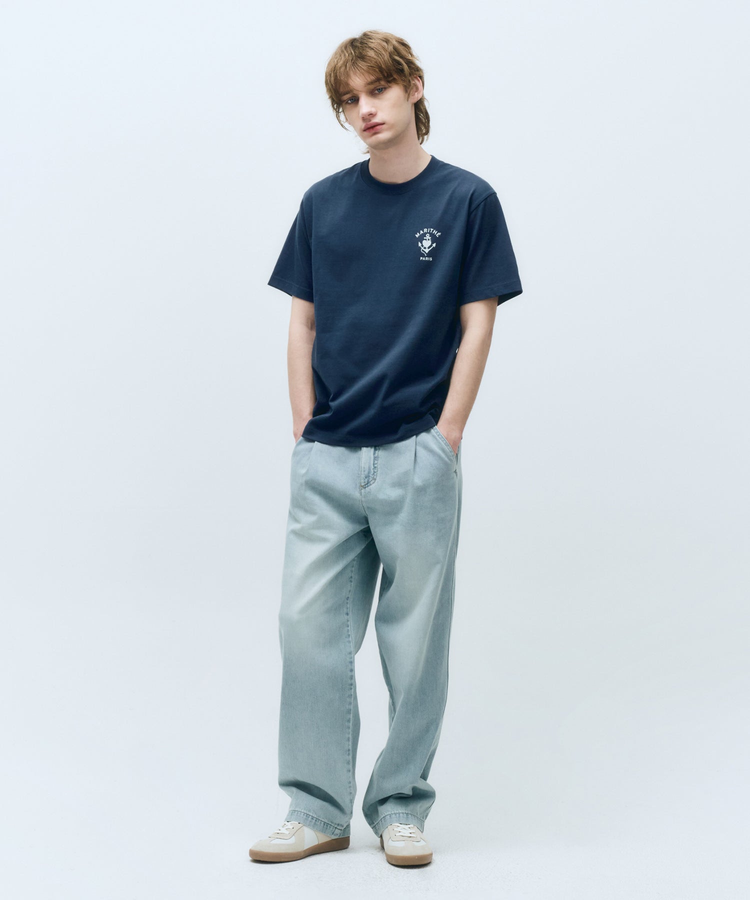 Marithe & Francois Girbaud - Aerocool Anchor Graphic Tee (Navy) product image 4 | TRAB K-Fashion Australia