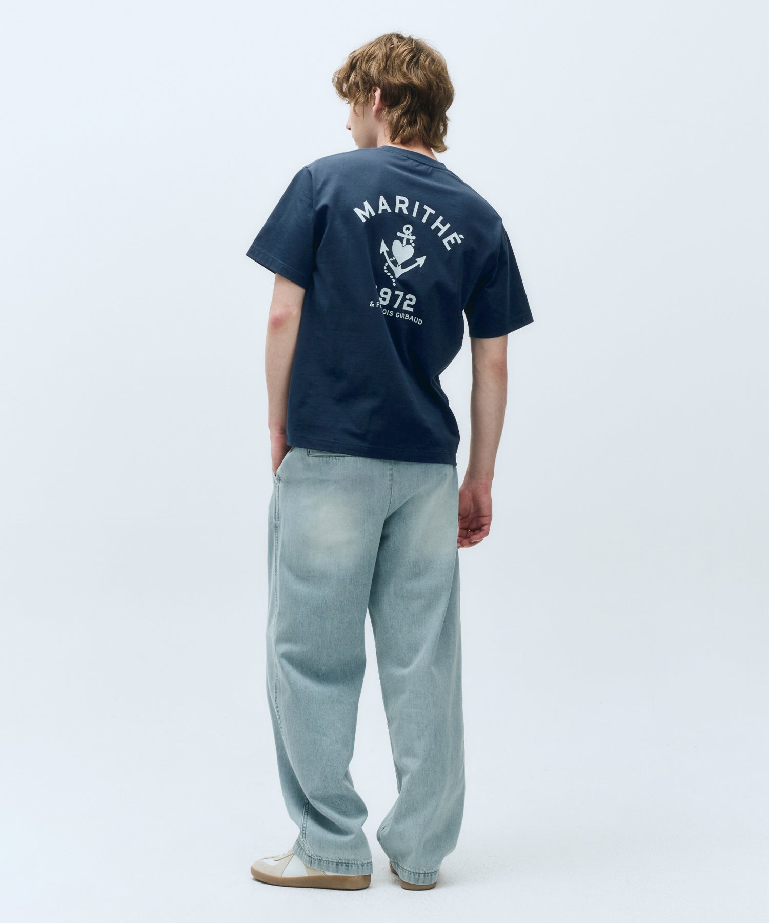 Marithe & Francois Girbaud - Aerocool Anchor Graphic Tee (Navy) product image 5 | TRAB K-Fashion Australia
