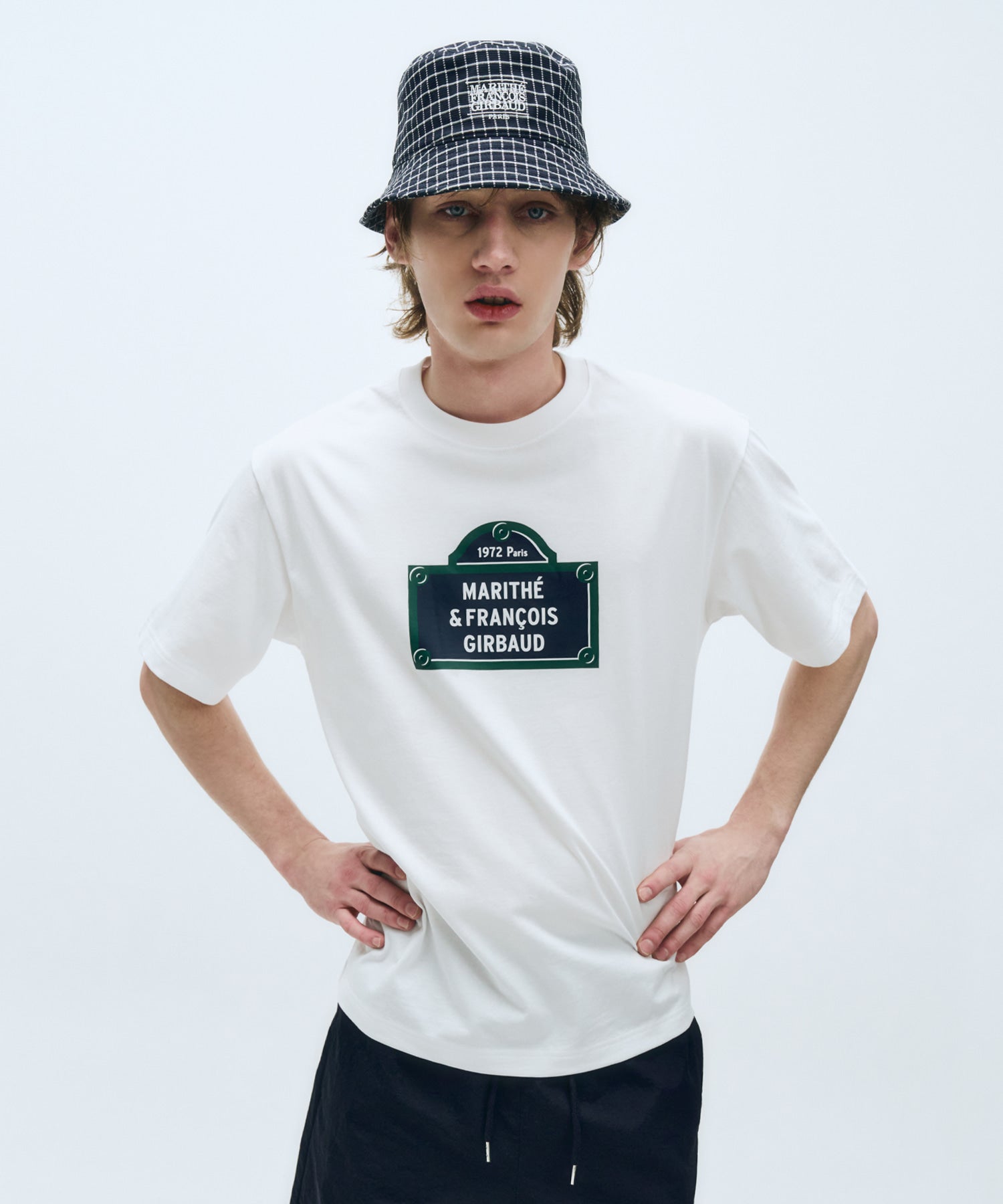 Marithe & Francois Girbaud - Marithe Sign Graphic Tee (White) product image 1 | TRAB K-Fashion Australia