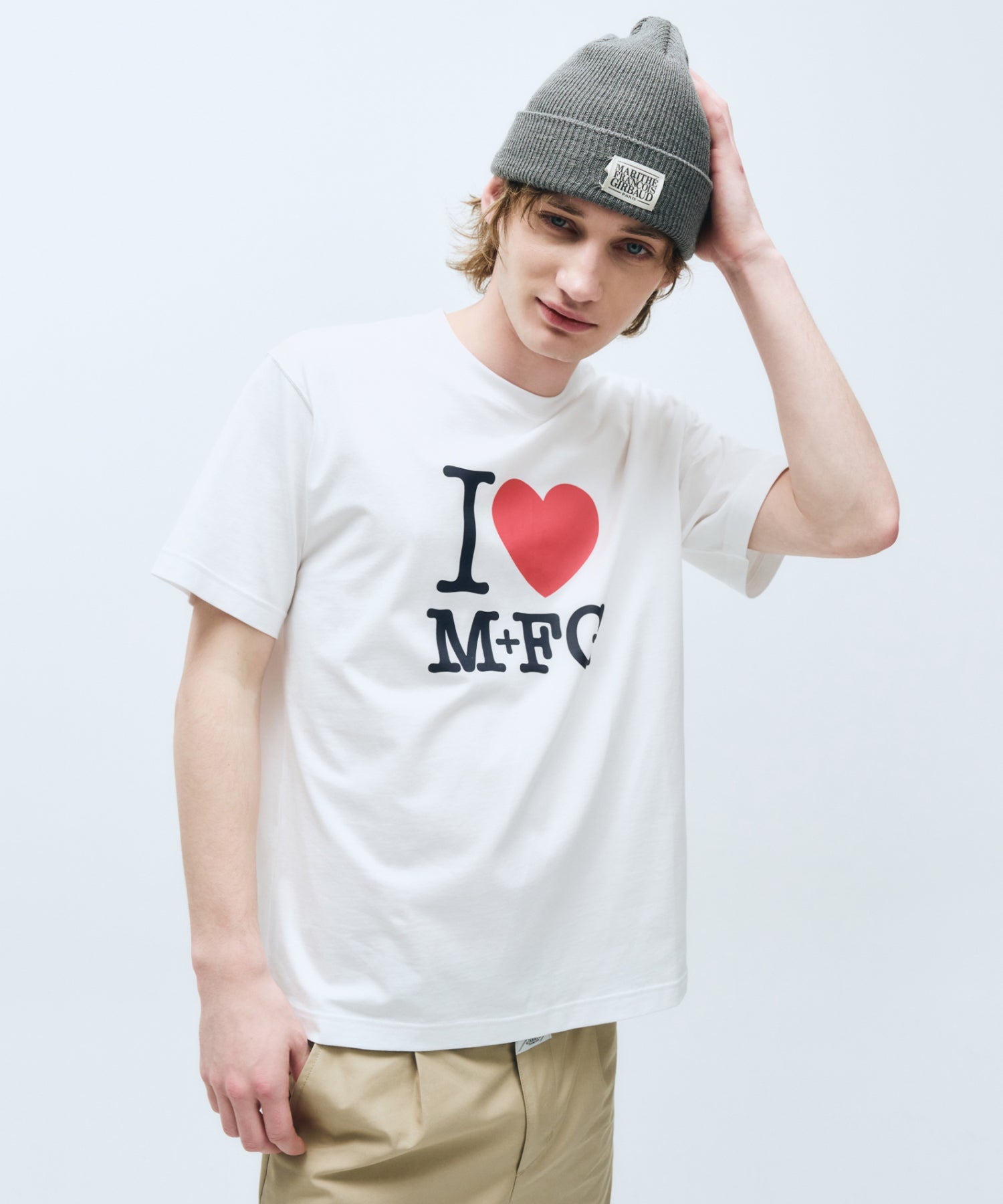 Marithe & Francois Girbaud - I Love Mfg Tee (White) product image 2 | TRAB K-Fashion Australia