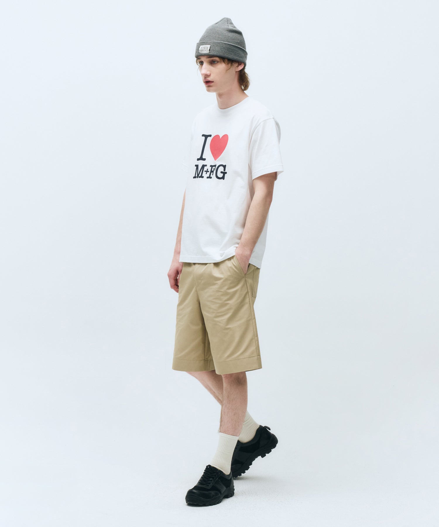 Marithe & Francois Girbaud - I Love Mfg Tee (White) product image 5 | TRAB K-Fashion Australia