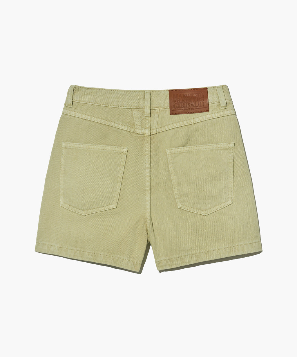 Marithe & Francois Girbaud - Colored Denim Shorts (Khaki Beige) product image 9 | TRAB K-Fashion Australia