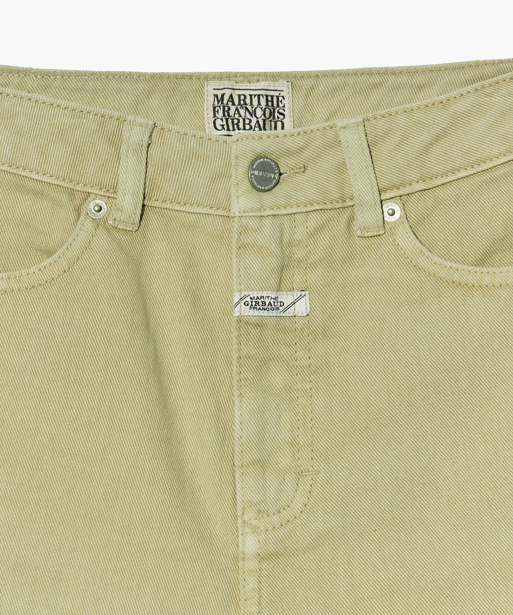 Marithe & Francois Girbaud - Colored Denim Shorts (Khaki Beige) product image 10 | TRAB K-Fashion Australia