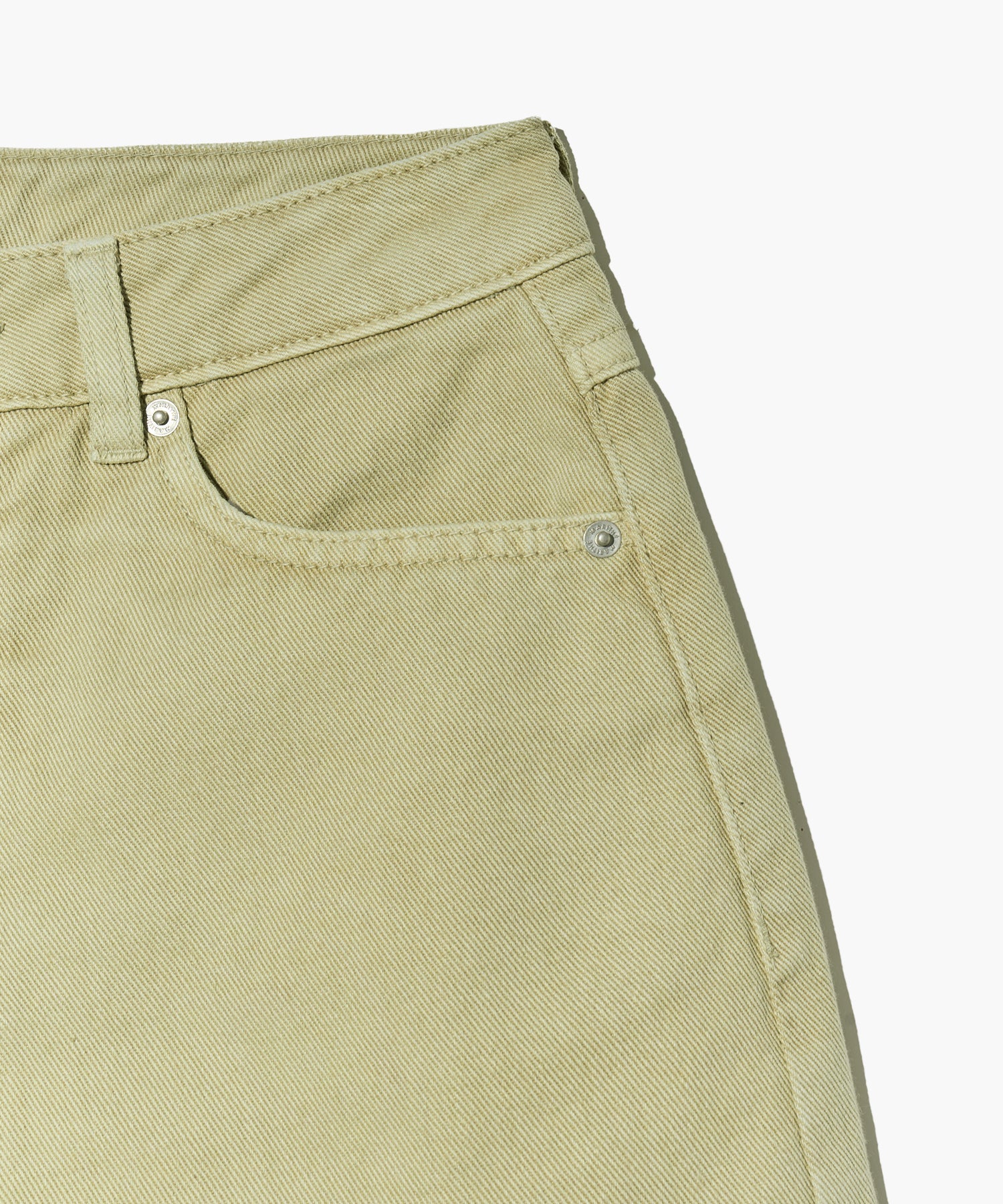 Marithe & Francois Girbaud - Colored Denim Shorts (Khaki Beige) product image 11 | TRAB K-Fashion Australia