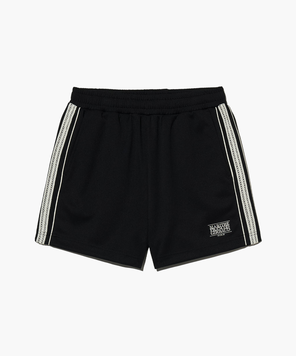 Marithe & Francois Girbaud - Lace Track Shorts (Black) product image 8 | TRAB K-Fashion Australia