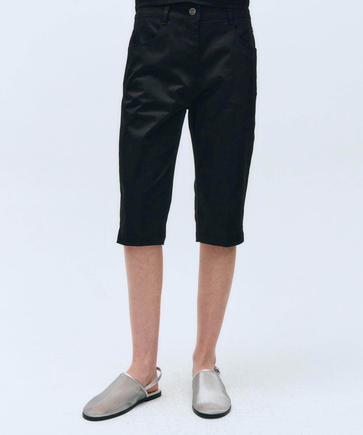 Marithe & Francois Girbaud - Biker Shorts (Black) product image 4 | TRAB K-Fashion Australia
