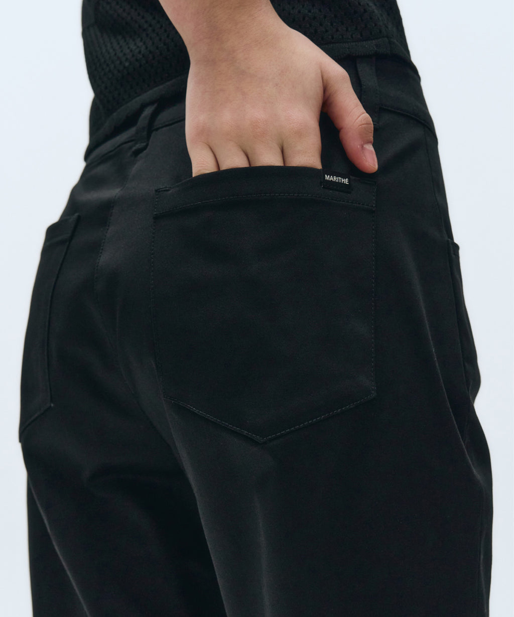Marithe & Francois Girbaud - Biker Shorts (Black) product image 7 | TRAB K-Fashion Australia