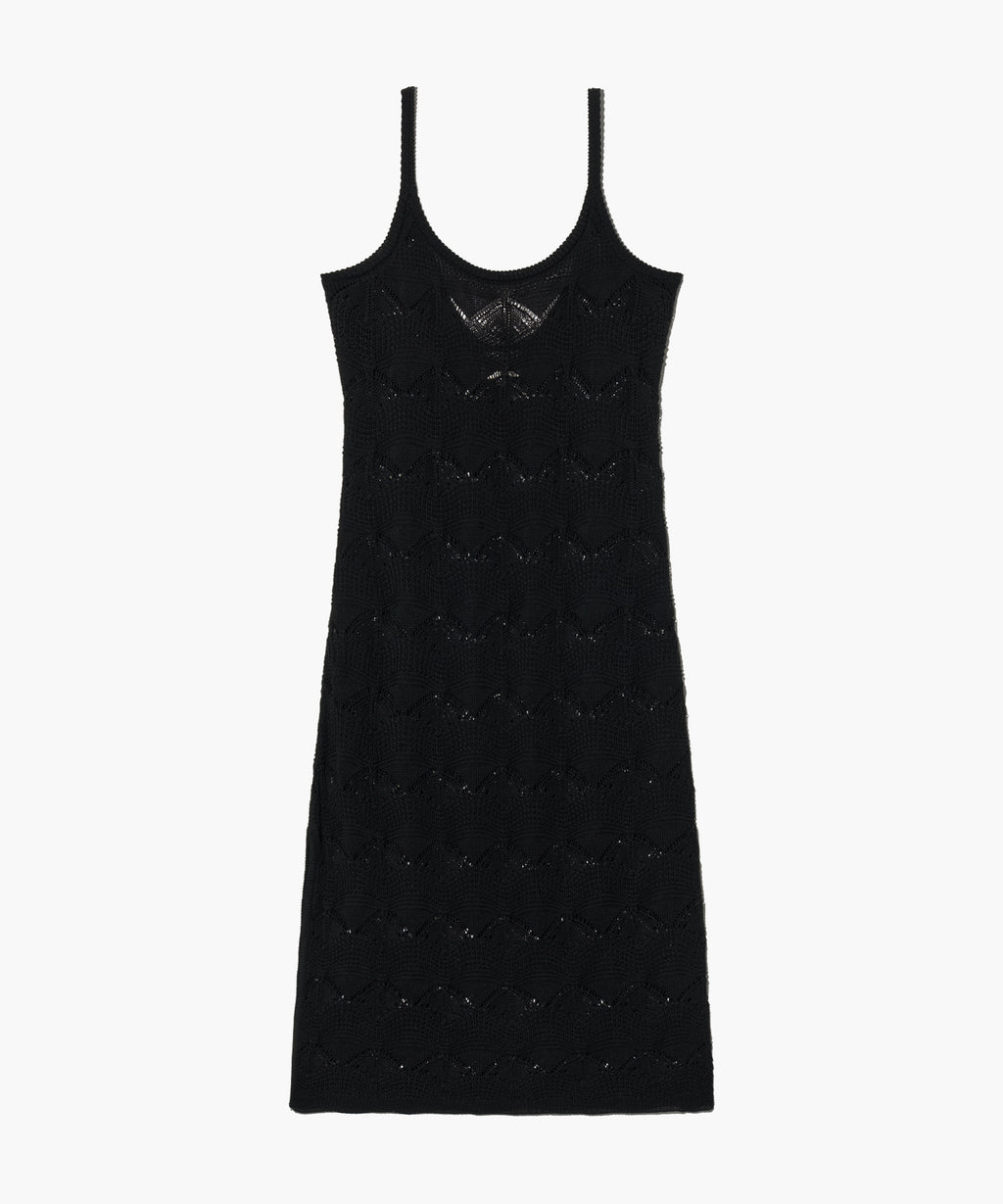 Marithe & Francois Girbaud - Crochet Sleeveless Knit Dress (Black) product image 7 | TRAB K-Fashion Australia