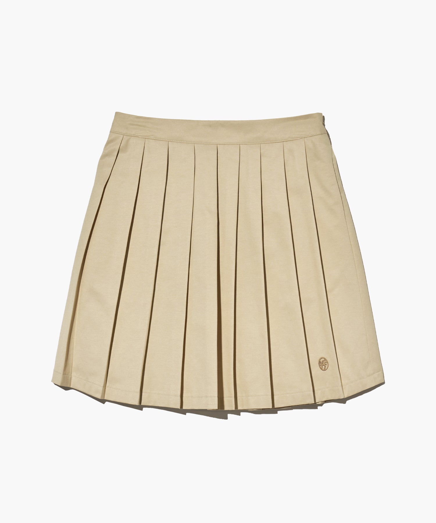 Marithe & Francois Girbaud - Short Pleats Skirt (Beige) product image 6 | TRAB K-Fashion Australia