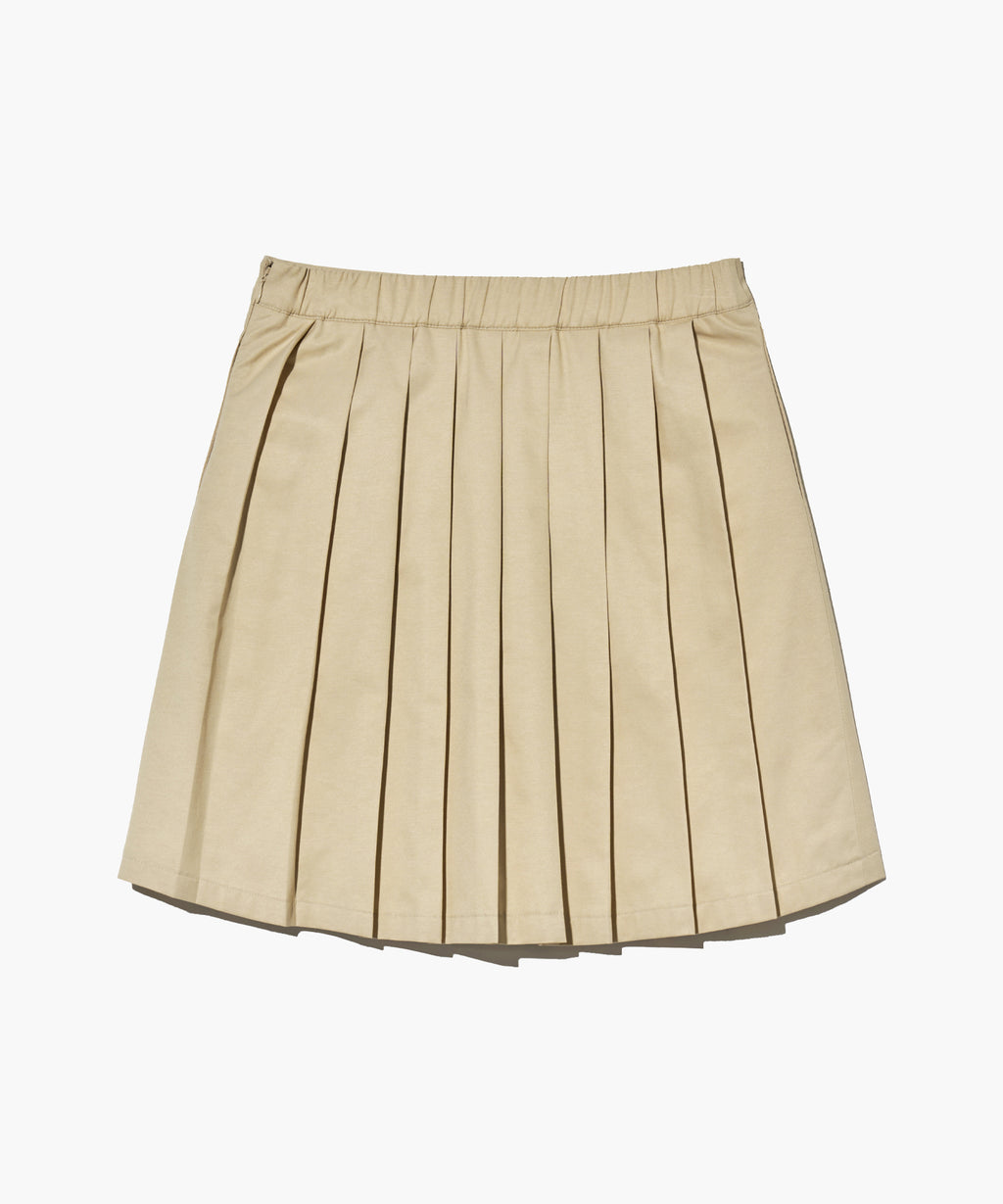 Marithe & Francois Girbaud - Short Pleats Skirt (Beige) product image 7 | TRAB K-Fashion Australia