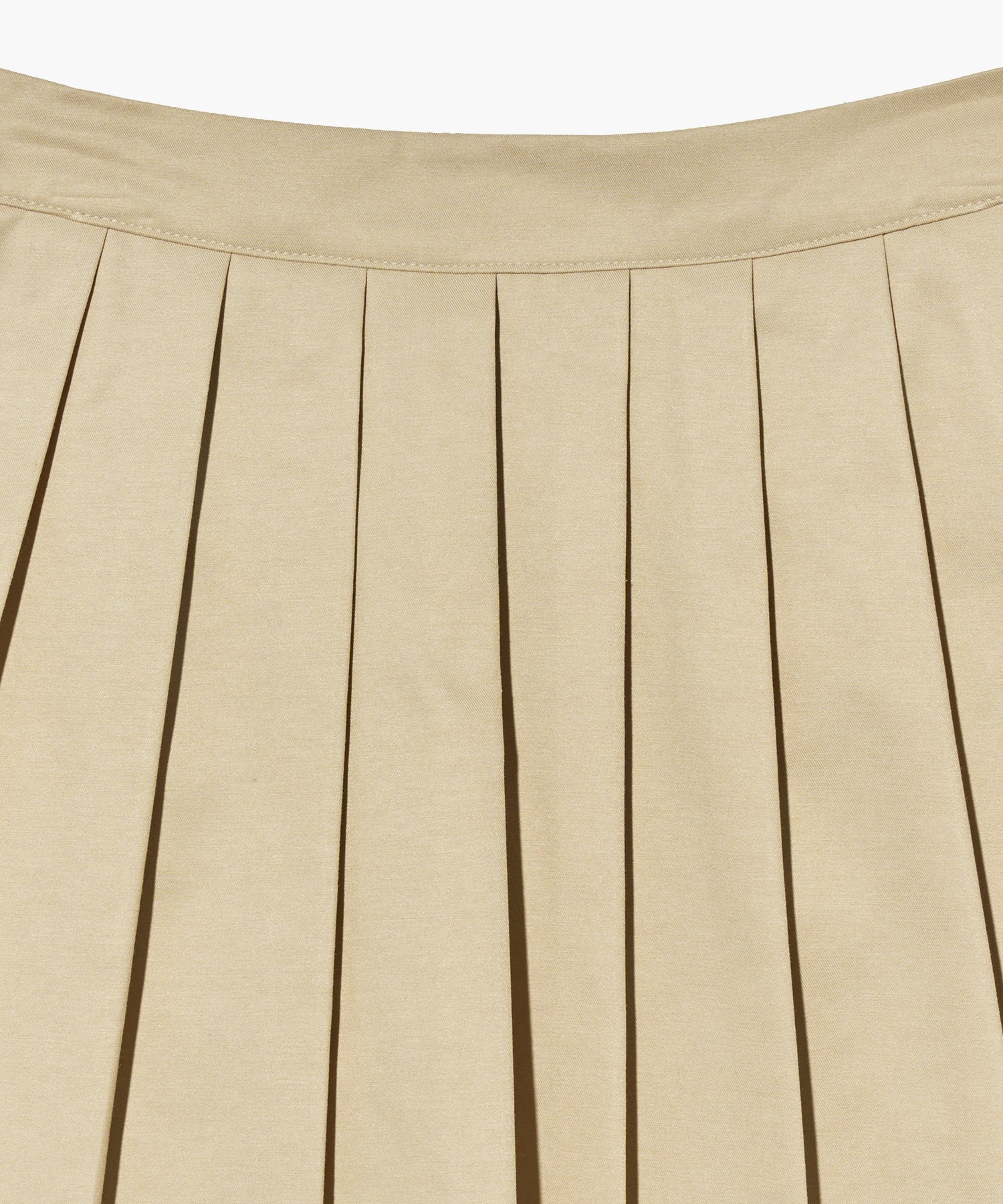 Marithe & Francois Girbaud - Short Pleats Skirt (Beige) product image 8 | TRAB K-Fashion Australia