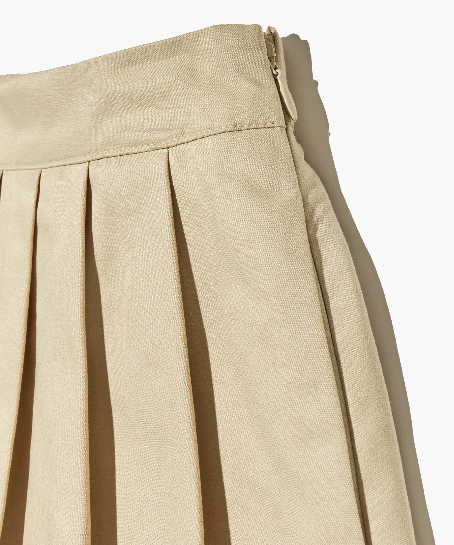 Marithe & Francois Girbaud - Short Pleats Skirt (Beige) product image 9 | TRAB K-Fashion Australia
