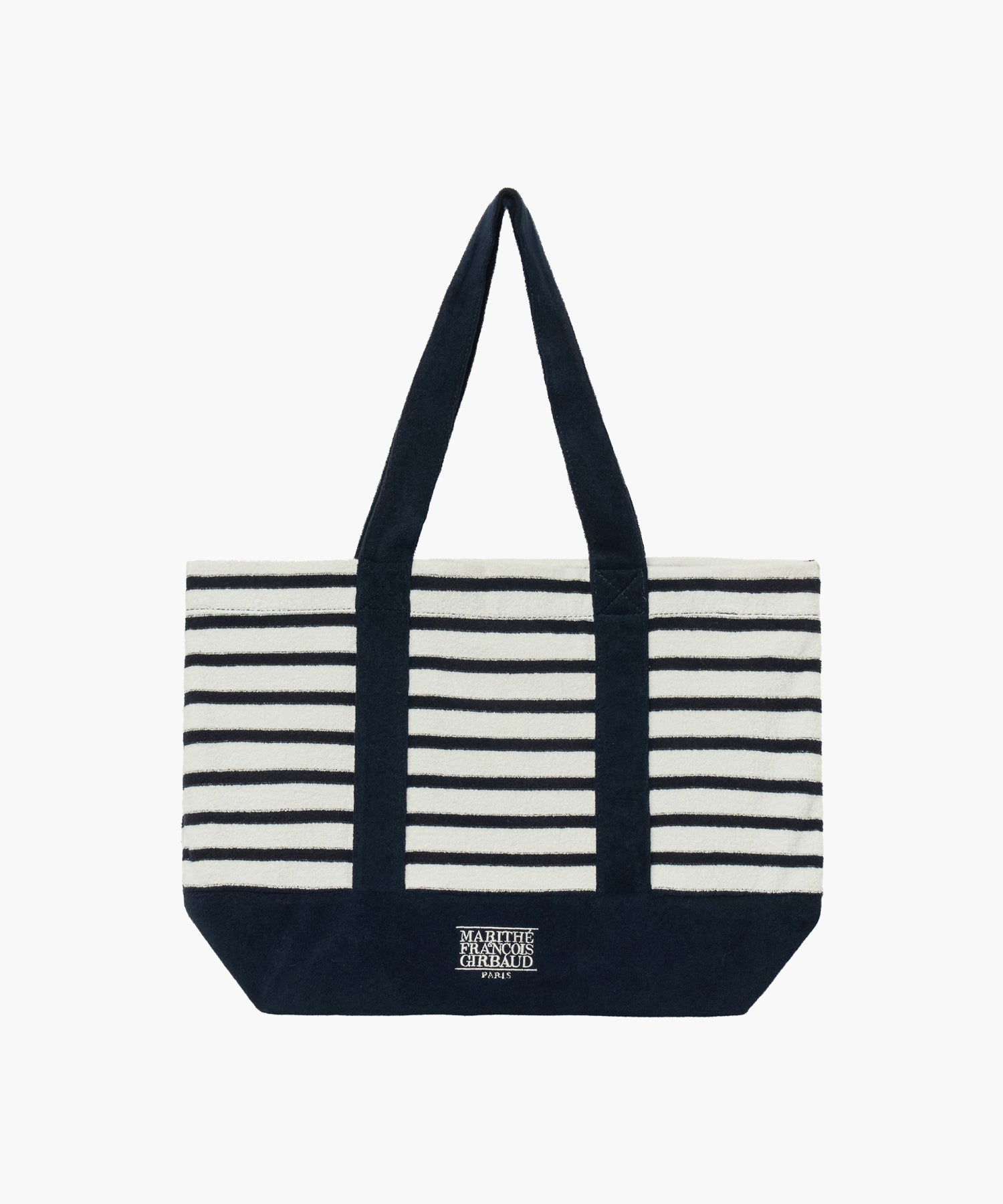 Marithe & Francois Girbaud - Classic Logo Terry Shopper Bag (Stripe) product image 1 | TRAB K-Fashion Australia